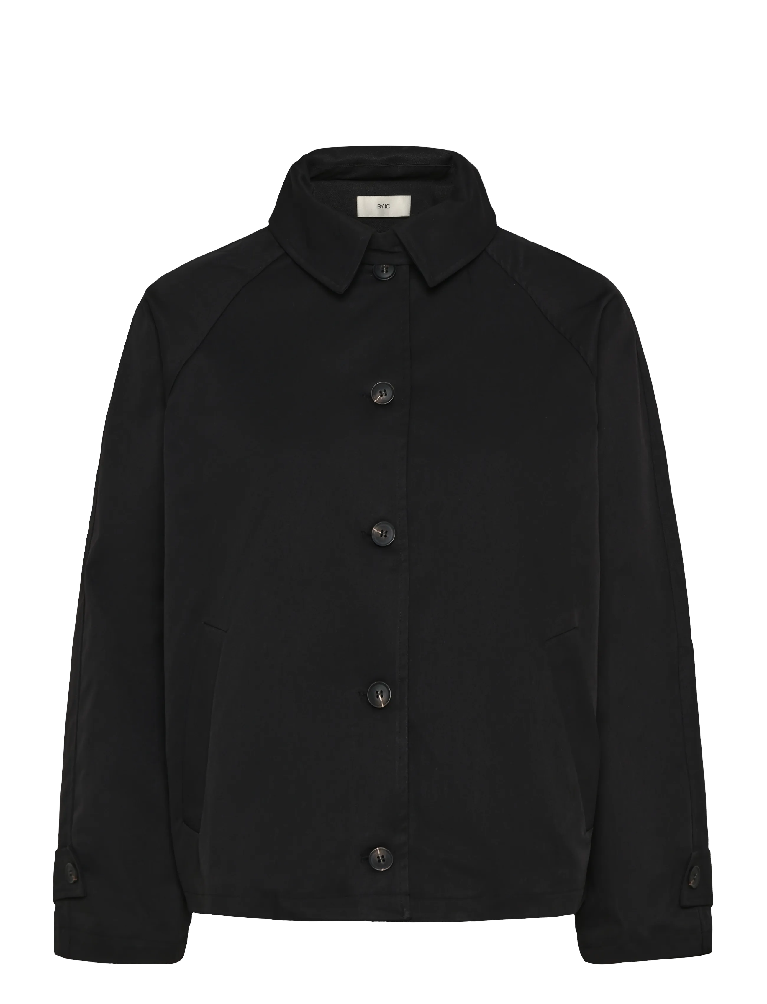 BYIC - AvaIC Short Trenchcoat - vihmamantlid - black - 1