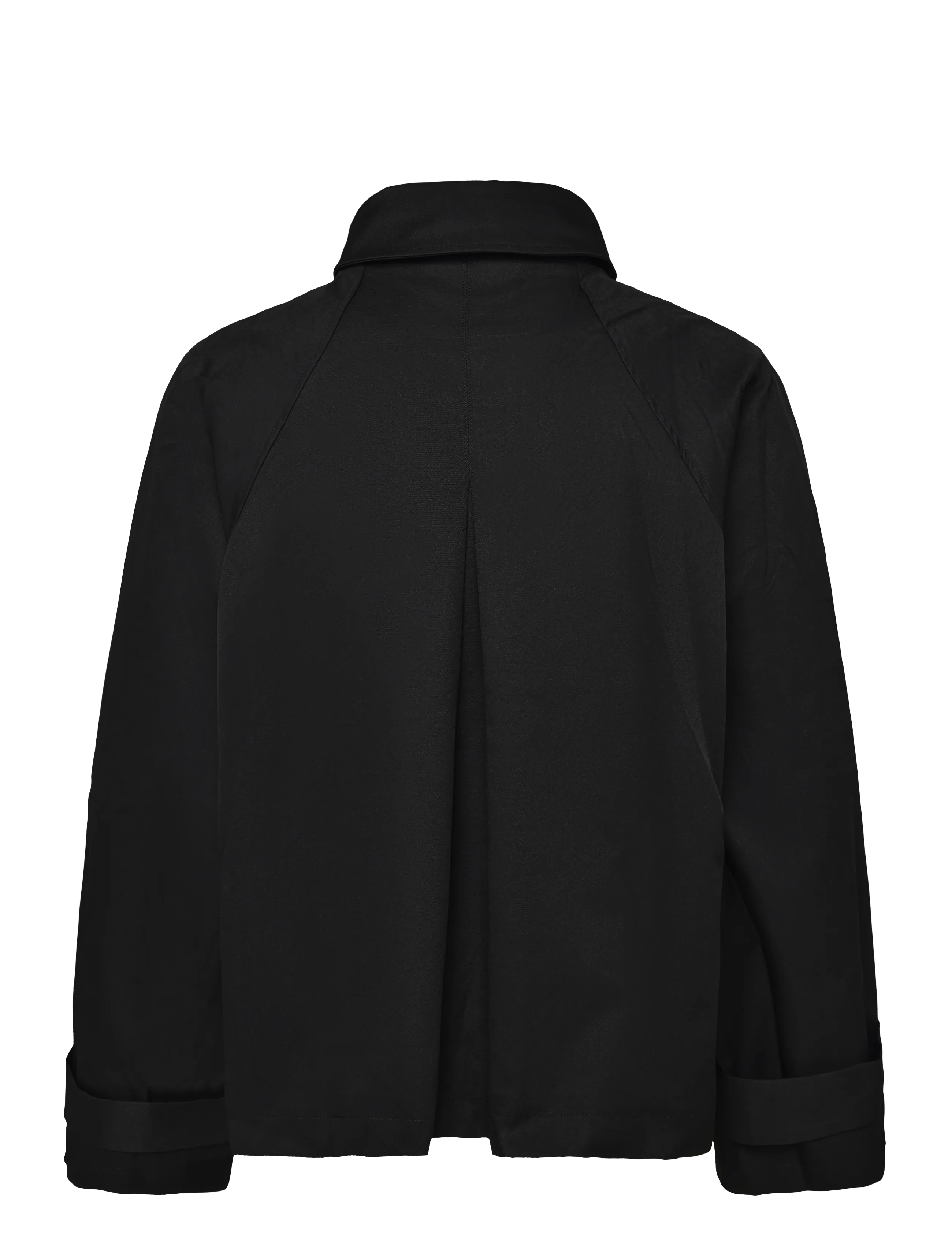 BYIC - AvaIC Short Trenchcoat - vihmamantlid - black - 2