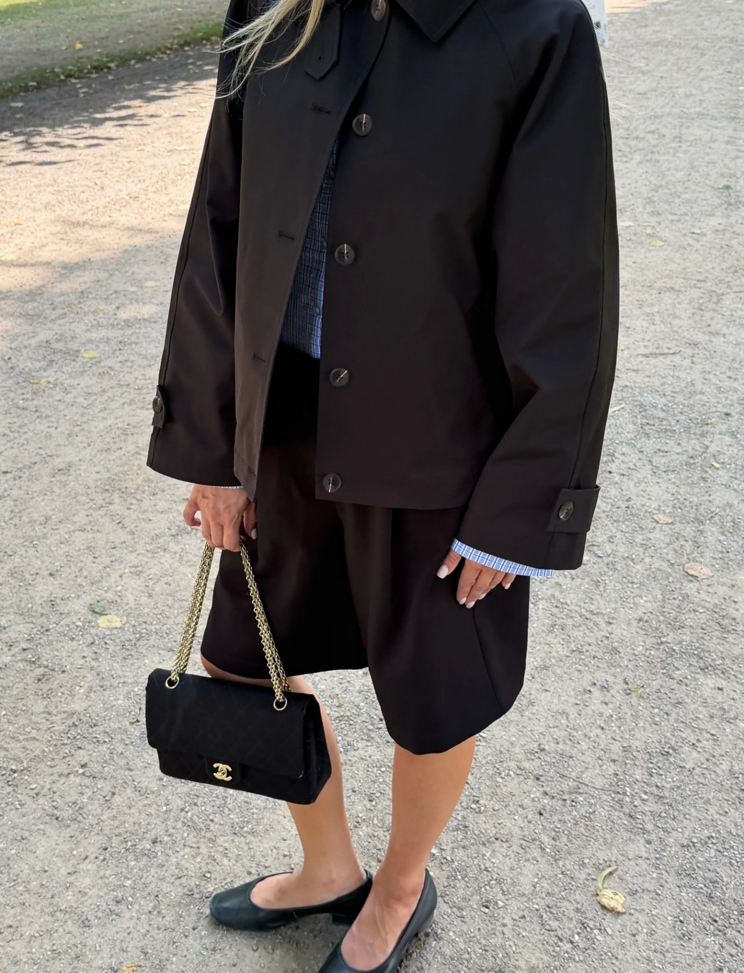 BYIC - AvaIC Short Trenchcoat - vihmamantlid - black - 3