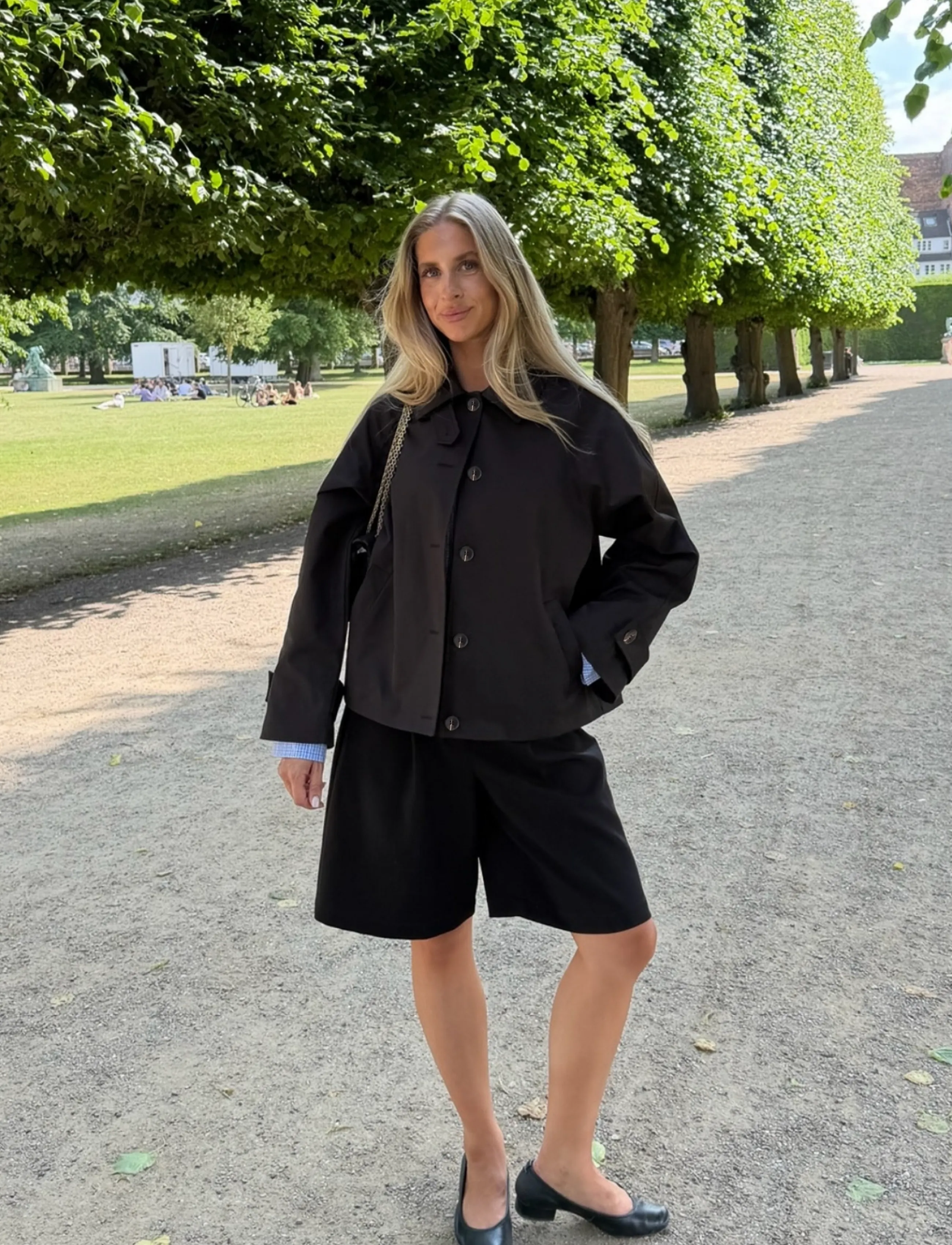 BYIC - AvaIC Short Trenchcoat - vihmamantlid - black - 4