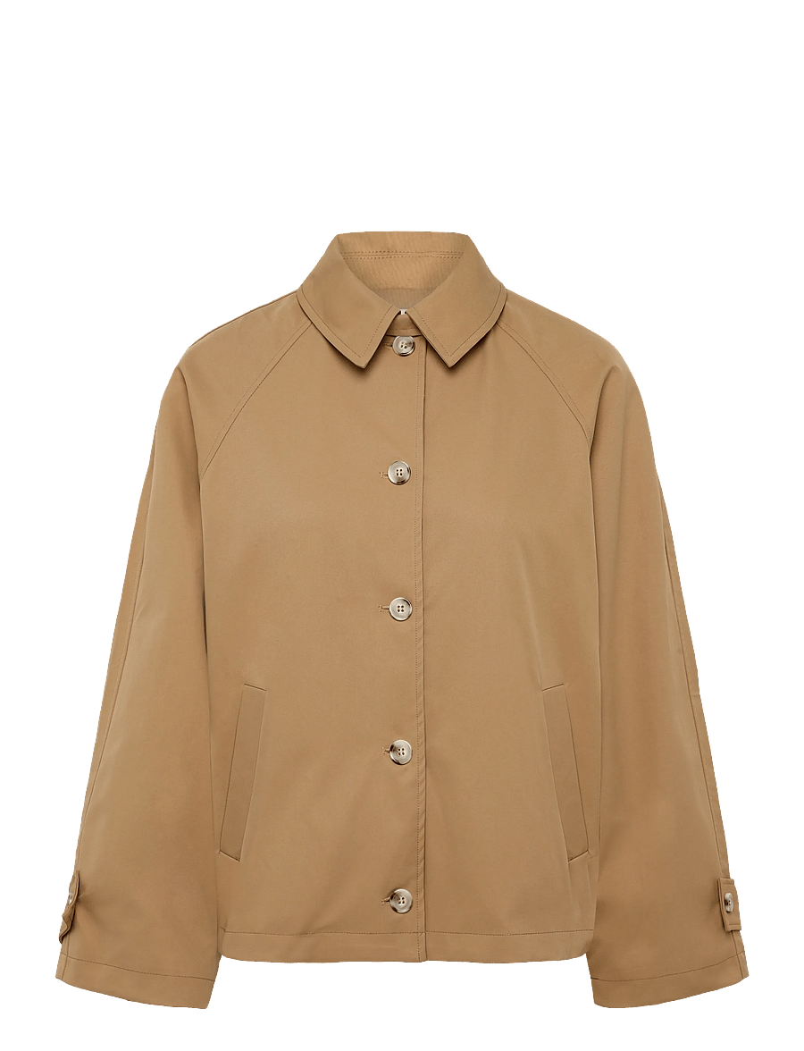 BYIC - AvaIC Short Trenchcoat - vihmamantlid - camel - 1