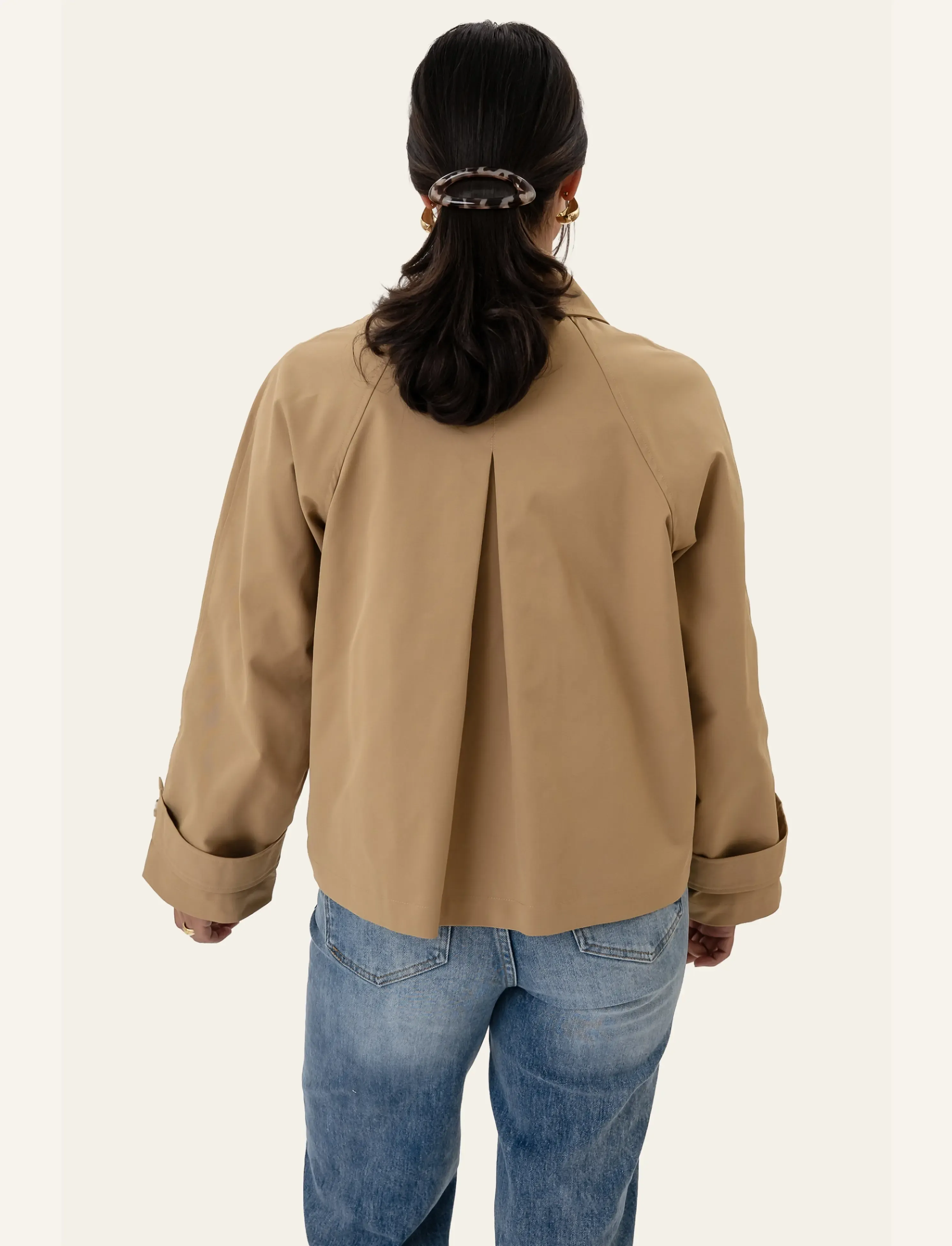 BYIC - AvaIC Short Trenchcoat - camel - 3