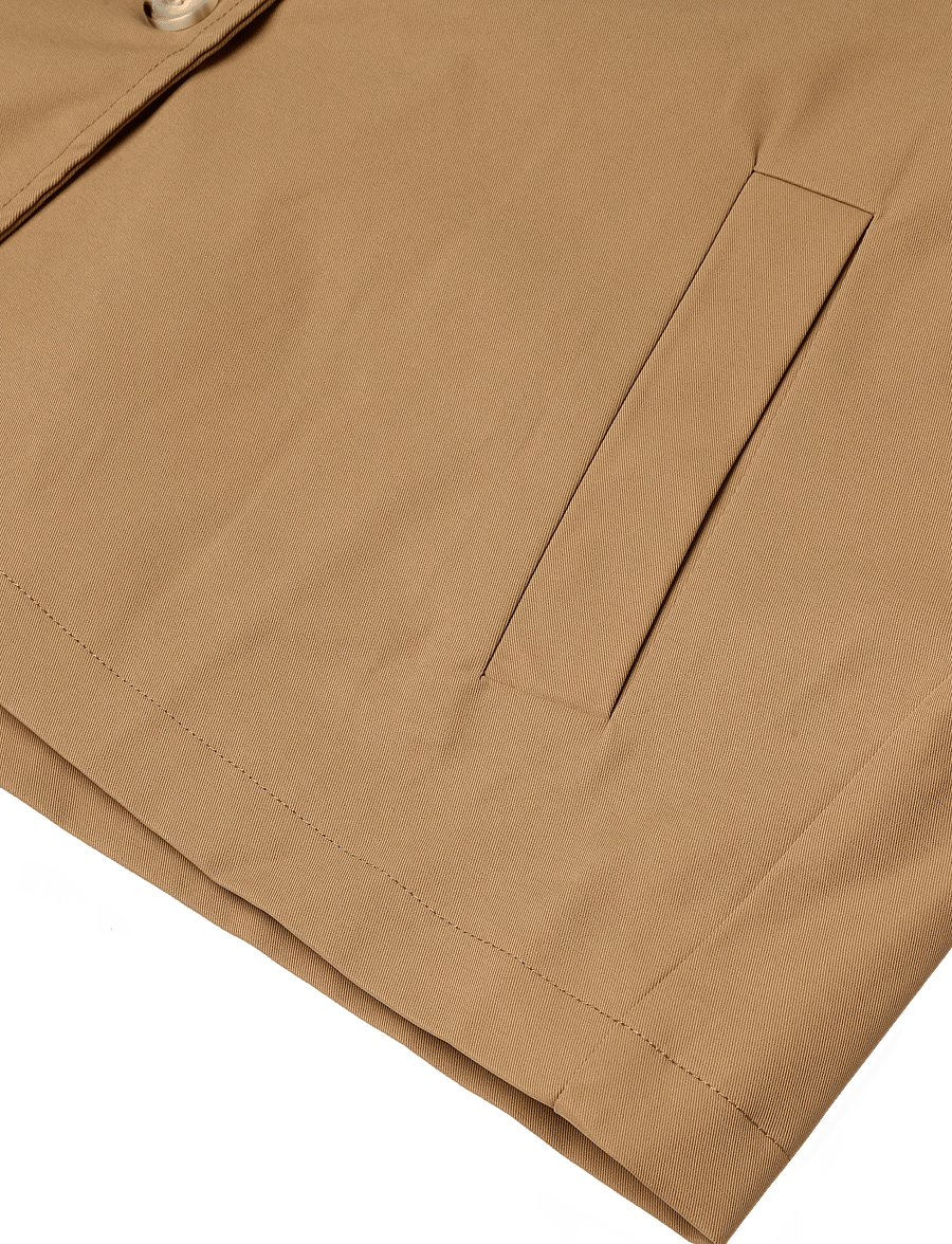 BYIC - AvaIC Short Trenchcoat - vihmamantlid - camel - 5