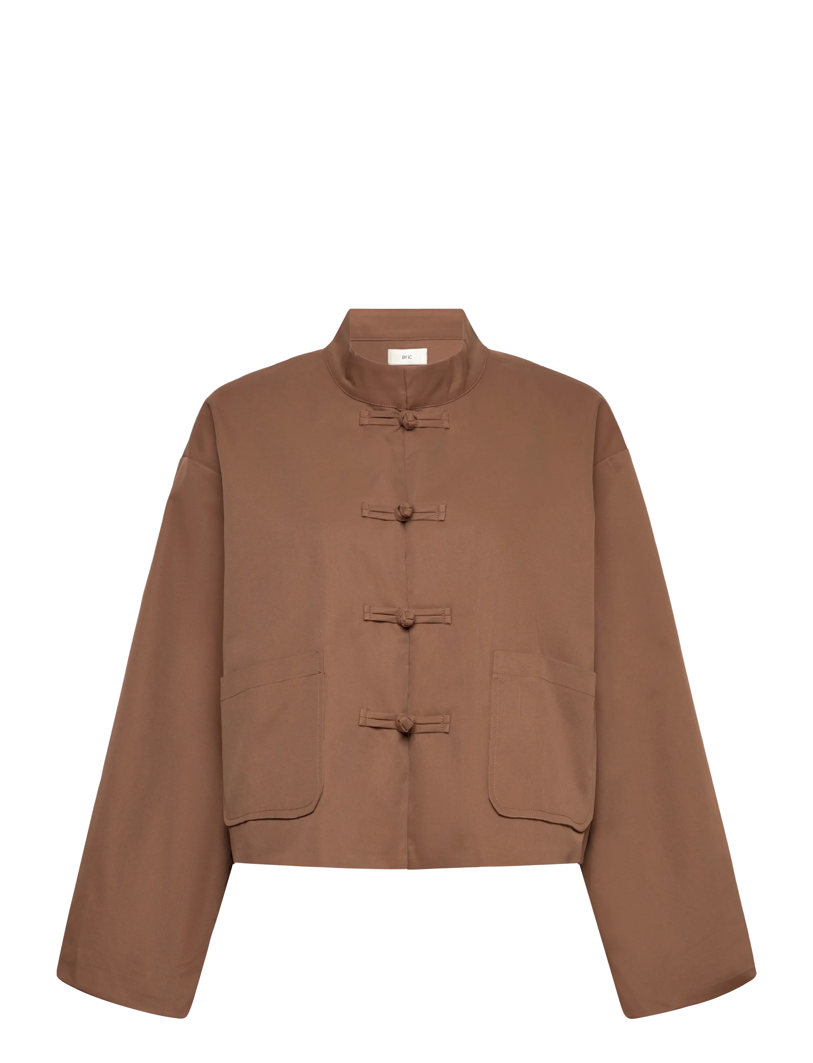 BYIC - EvaIC Wool Jacket - lette jakker - dark brown - 1
