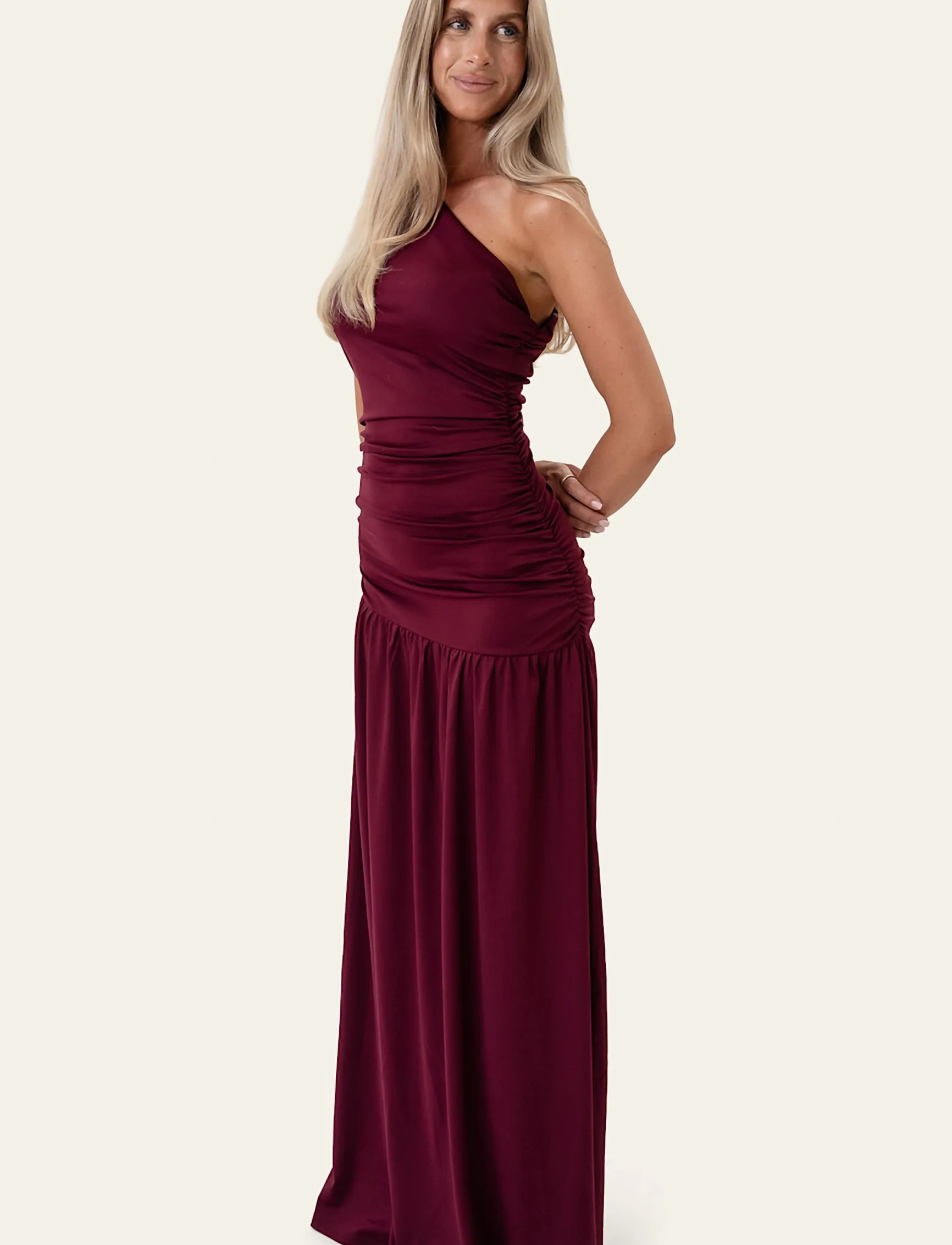 BYIC - AndreaIC Maxi Dress - maxi dresses - bordeaux - 4
