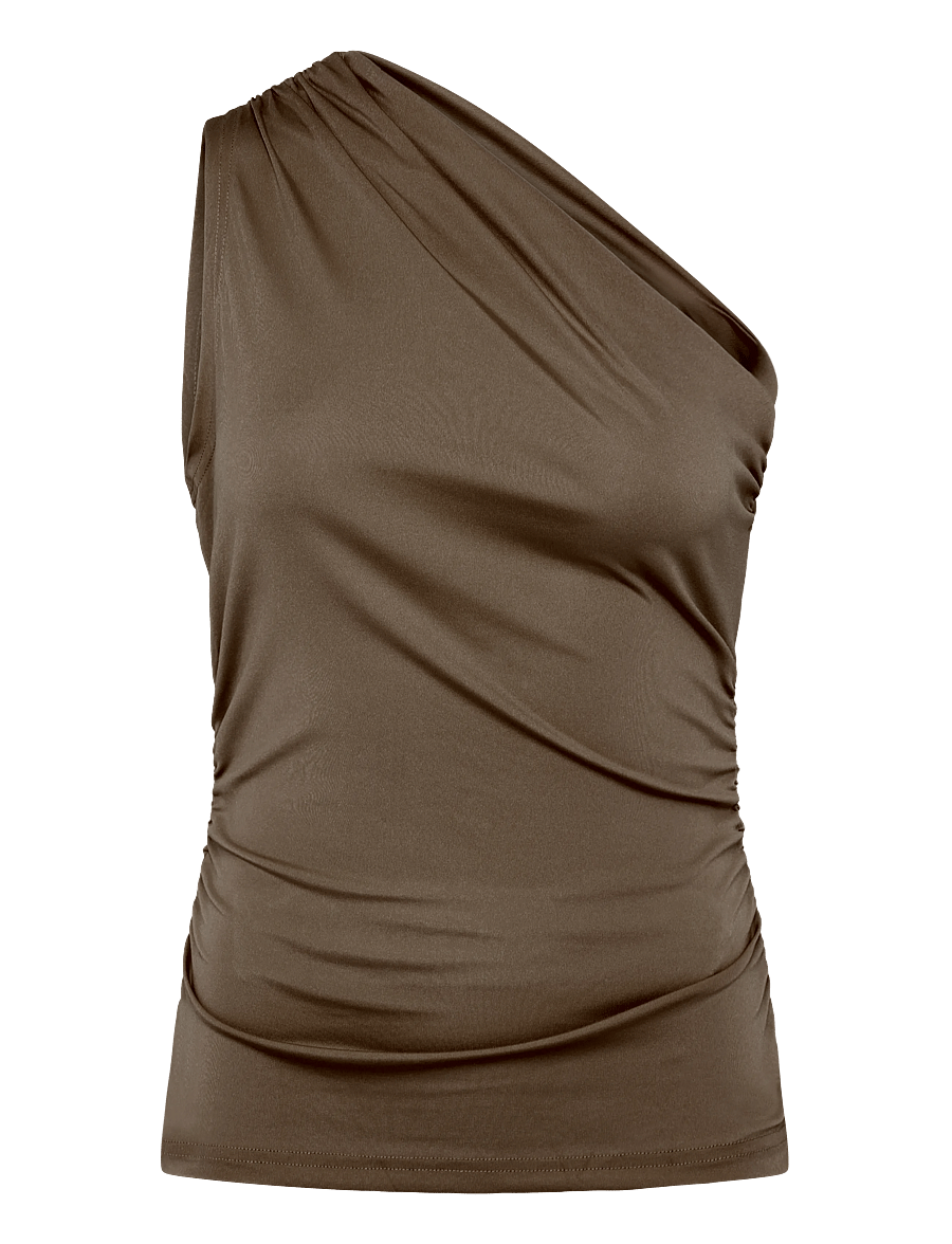 BYIC - AndreaIC Top - Ärmellose tops - dark brown - 0