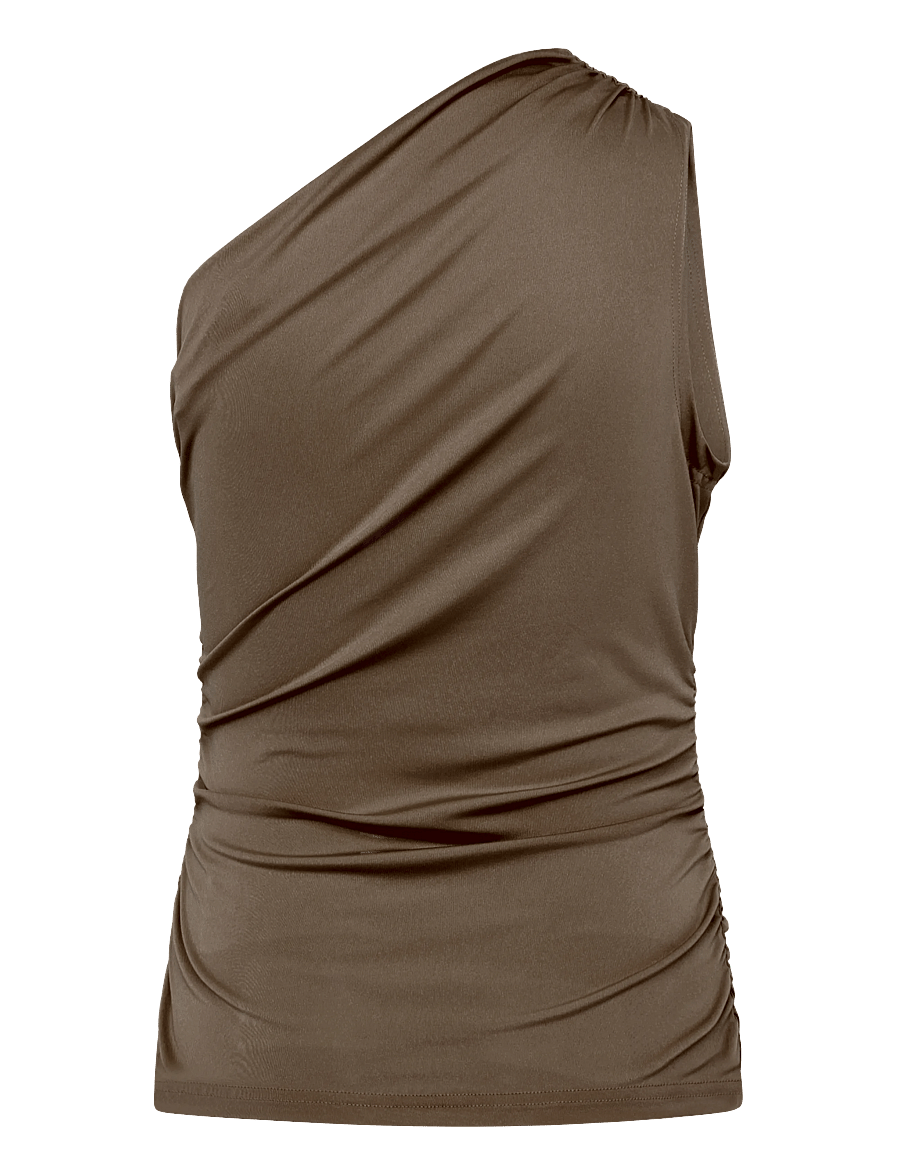 BYIC - AndreaIC Top - Ärmellose tops - dark brown - 1