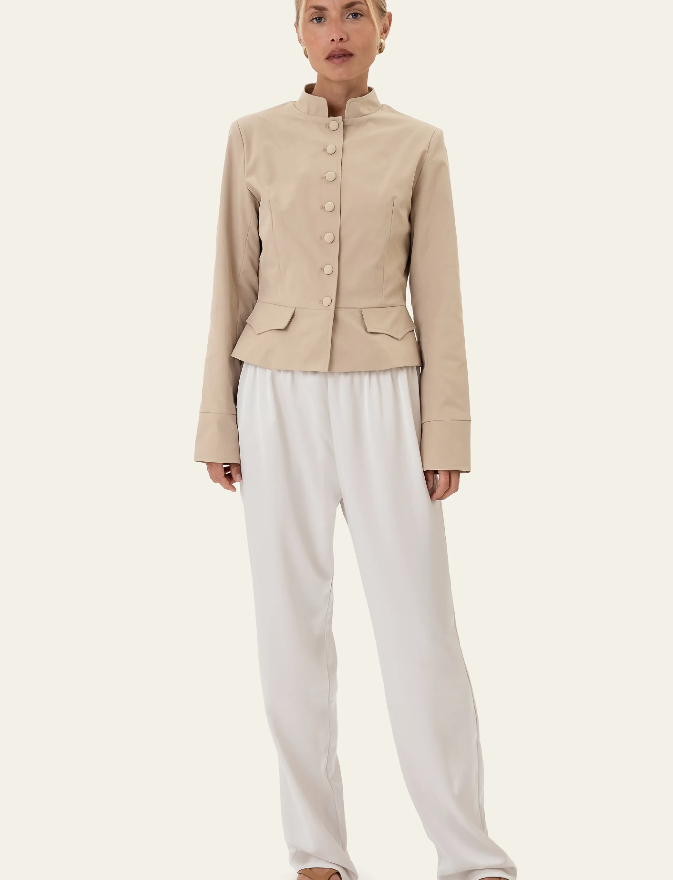 BYIC CilleIC Blazer Shirt - BYIC - BEIGE / beige