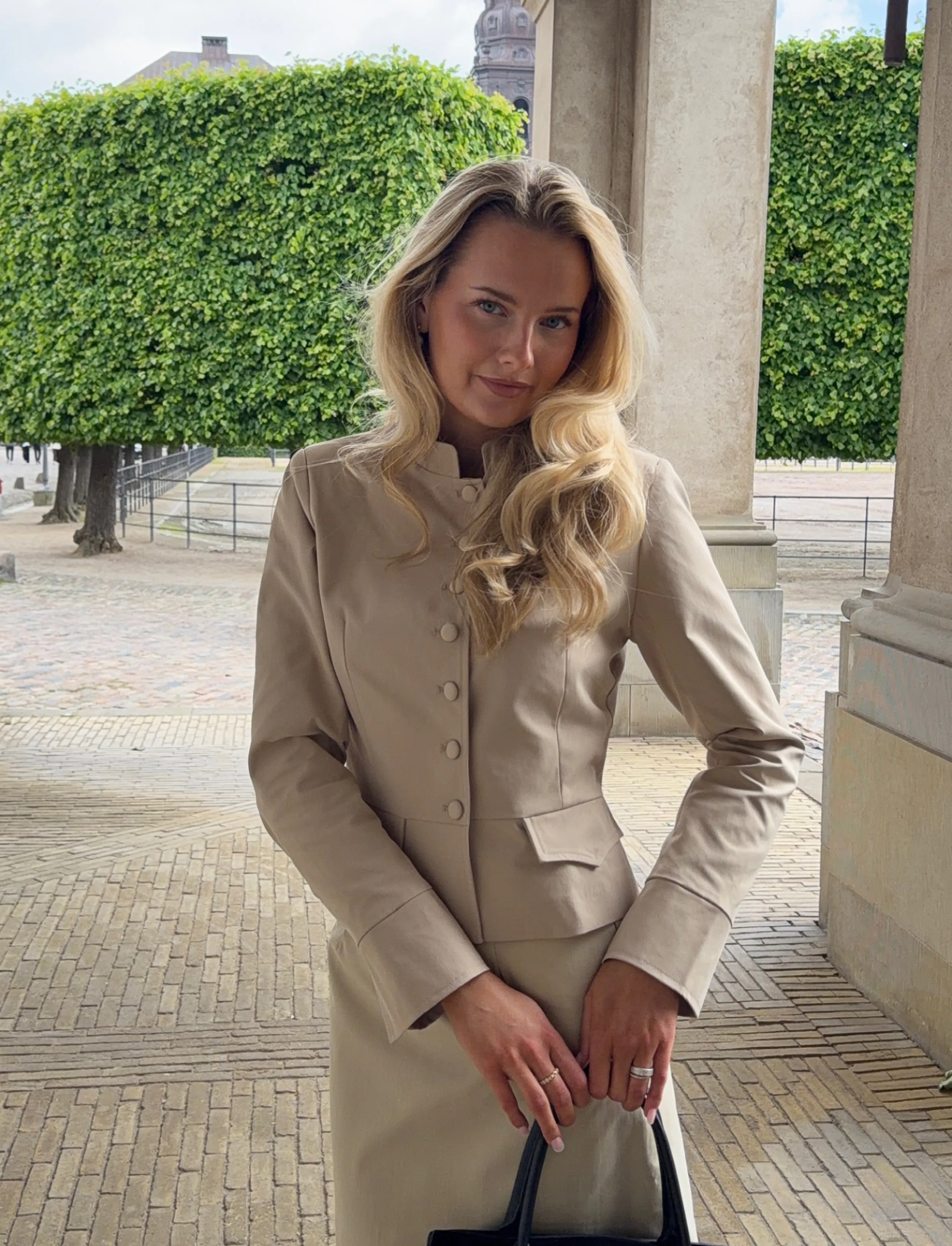 BYIC - CilleIC Blazer Shirt - Üherealised pintsakud - beige - 3