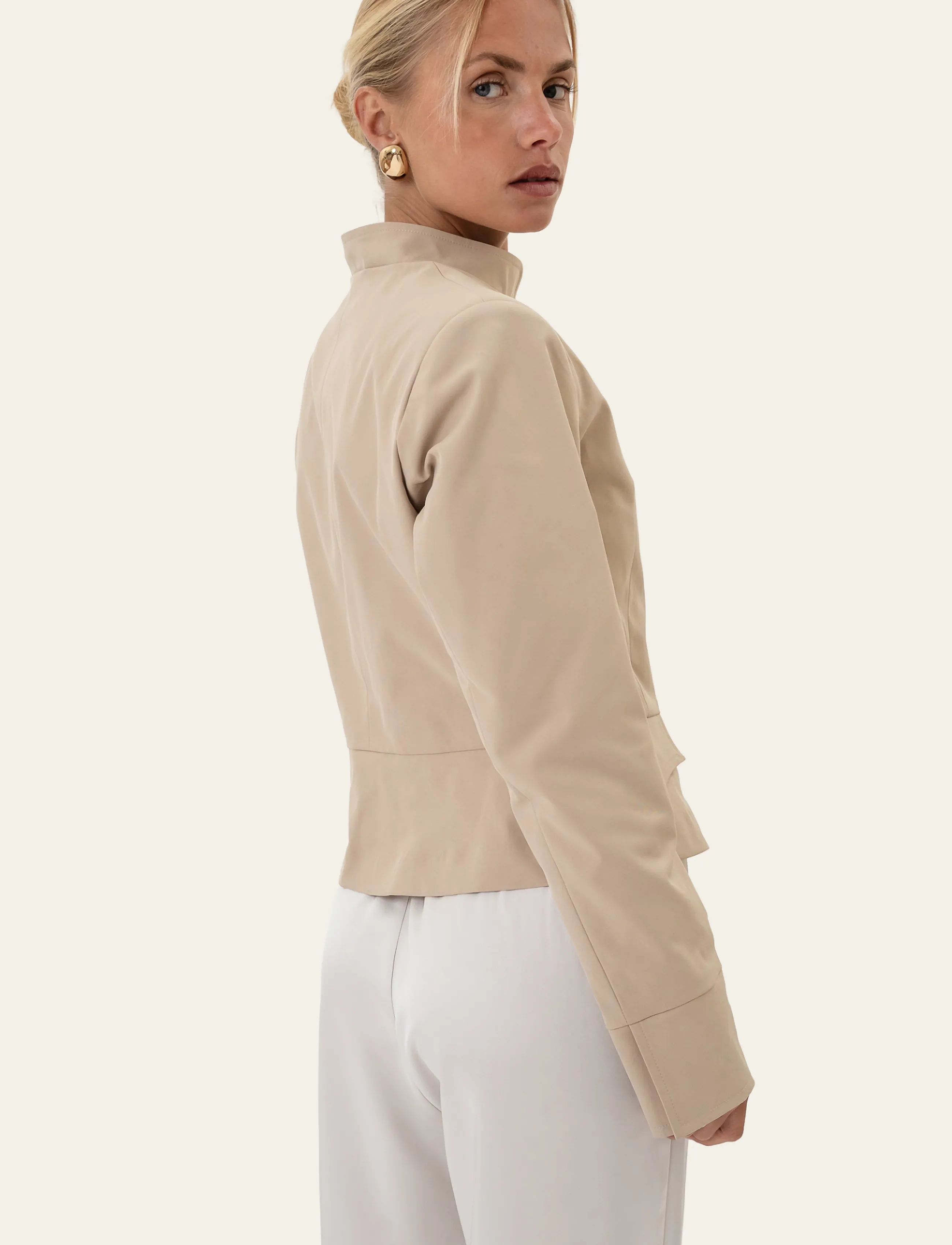 BYIC - CilleIC Blazer Shirt - beige - 3