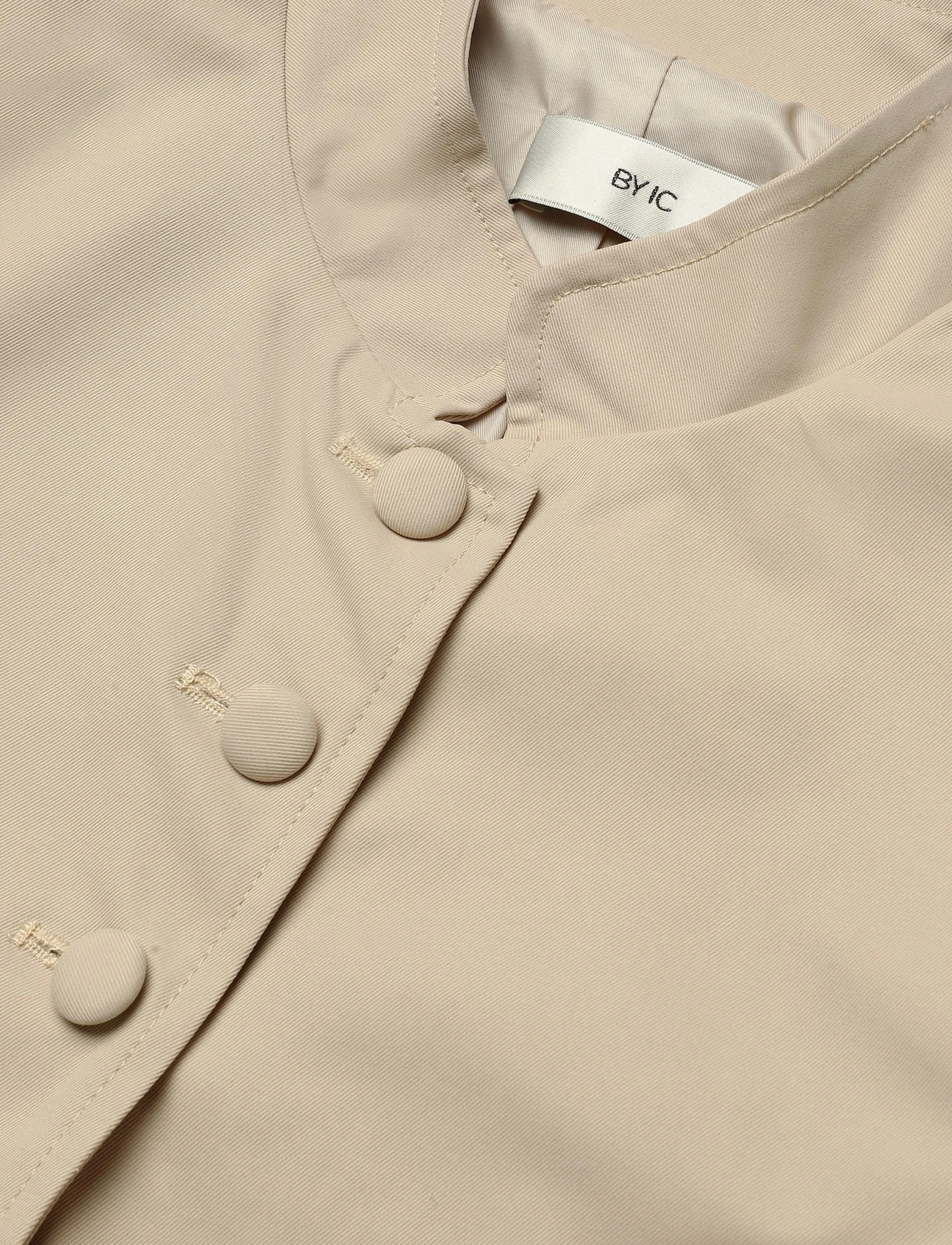 BYIC - CilleIC Blazer Shirt - single breasted blazers - beige - 5