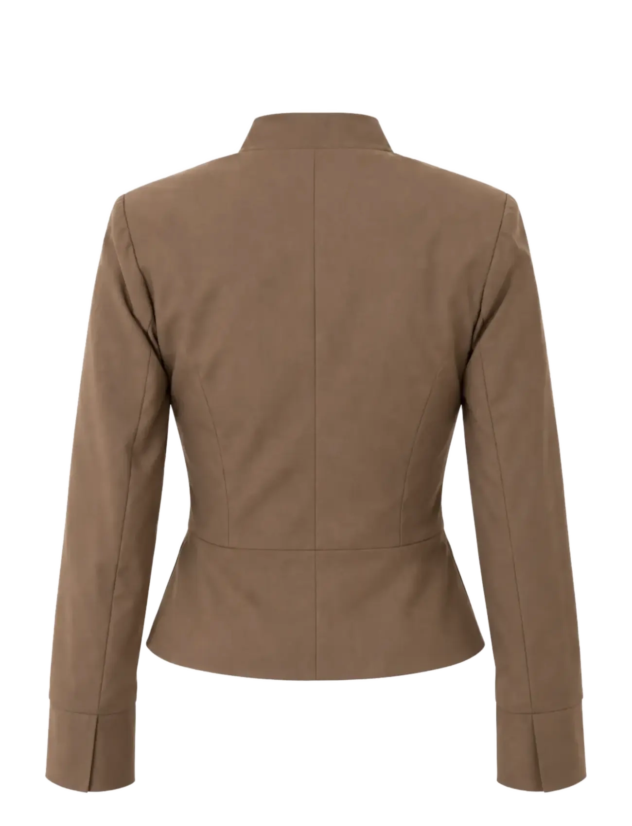 BYIC - CilleIC Blazer Shirt - enkeltradede blazere - dark brown - 2