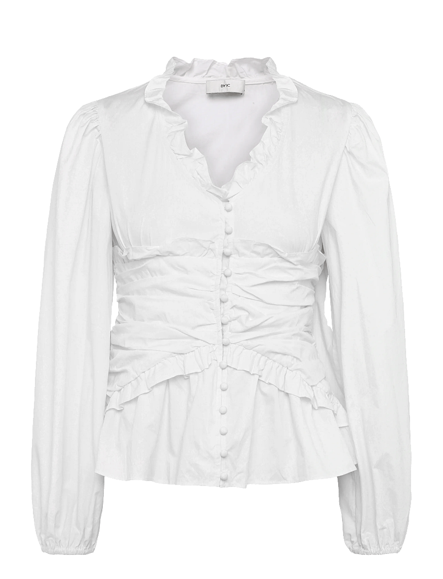 BYIC - ArielIC LS Blouse - langærmede bluser - white - 1