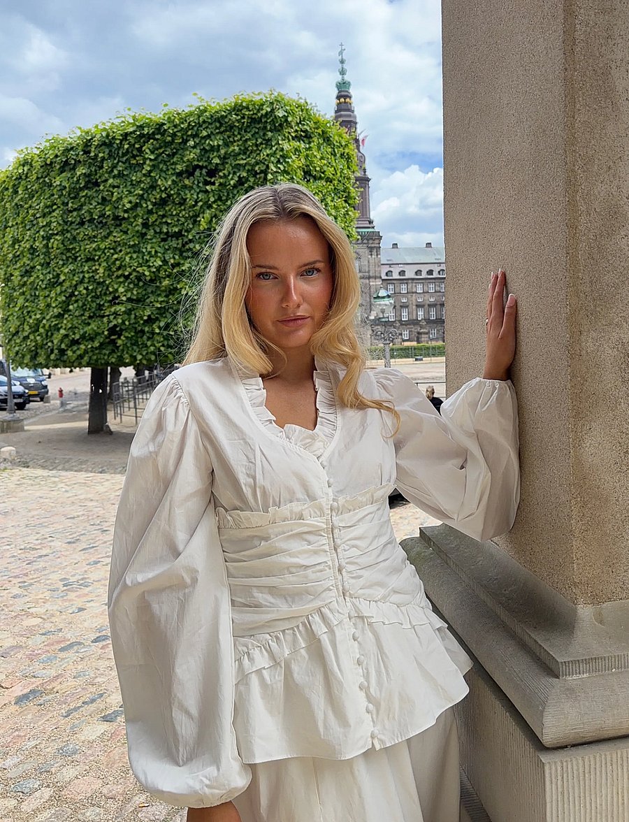 BYIC - ArielIC LS Blouse - langærmede bluser - white - 0