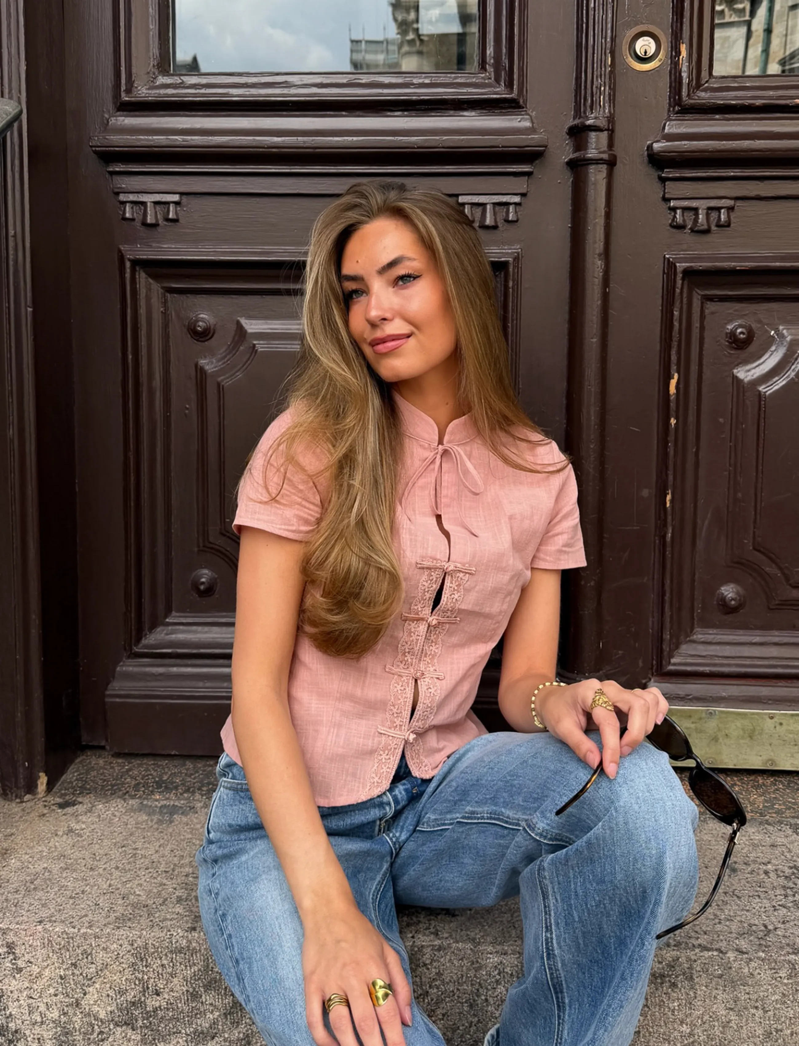 BYIC TyraIC Blouse - Short-sleeved blouses - DUSTY ROSE / pink/rose