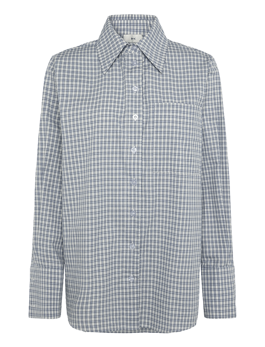 BYIC - IsabellaIC Shirt - langärmlige hemden - blue checks - 1
