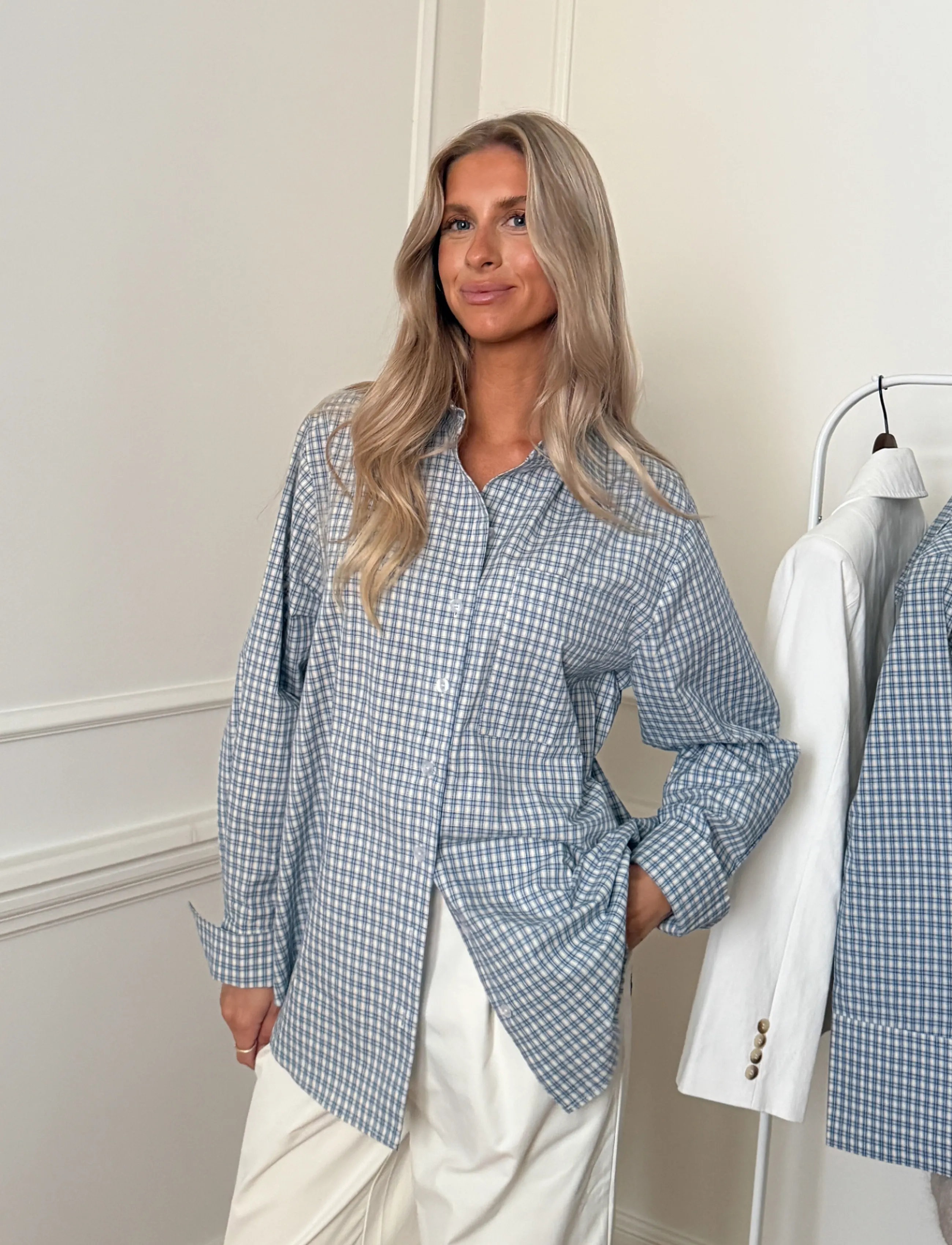 BYIC IsabellaIC Shirt - Hemden - BLUE CHECKS / blue