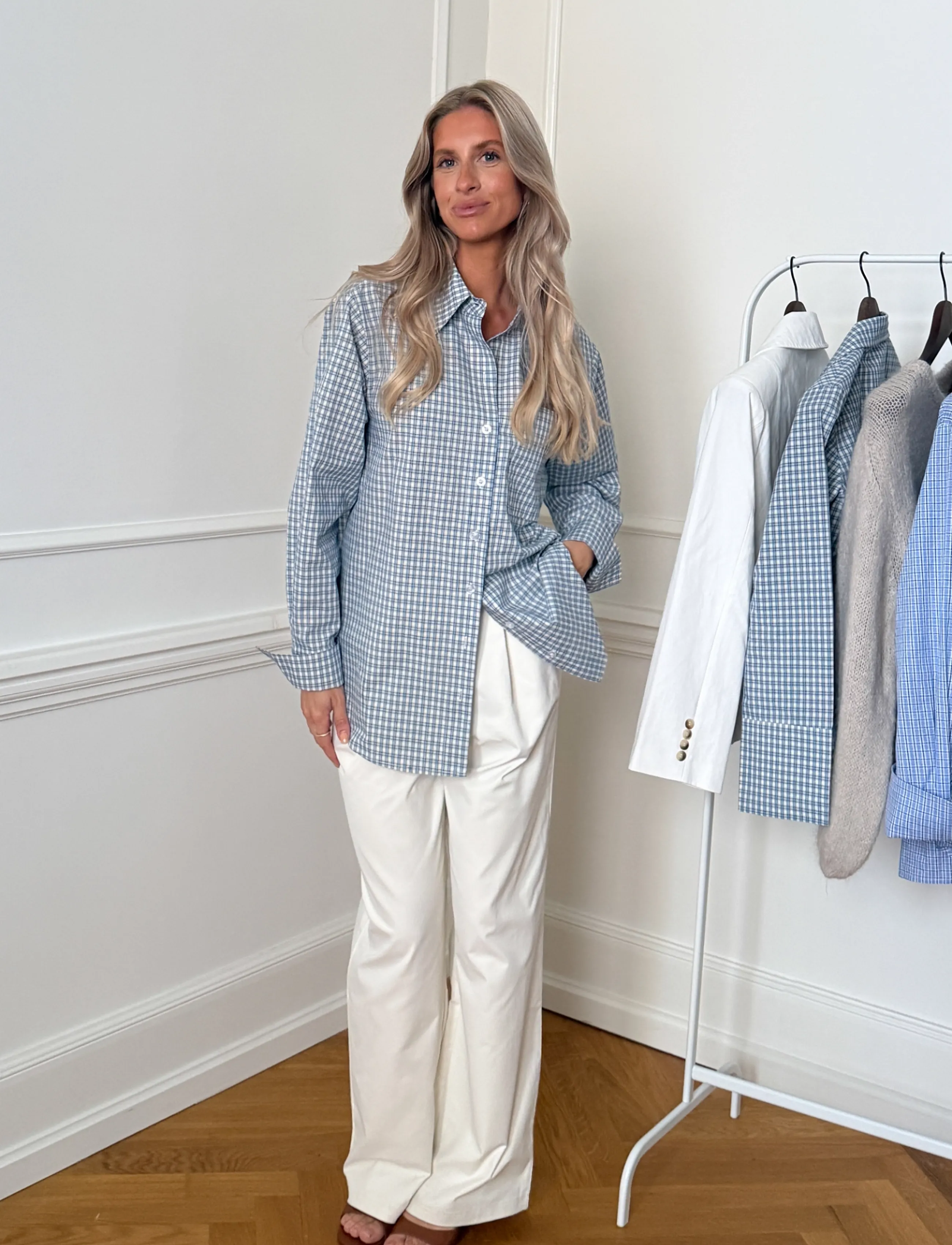 BYIC - IsabellaIC Shirt - langärmlige hemden - blue checks - 3
