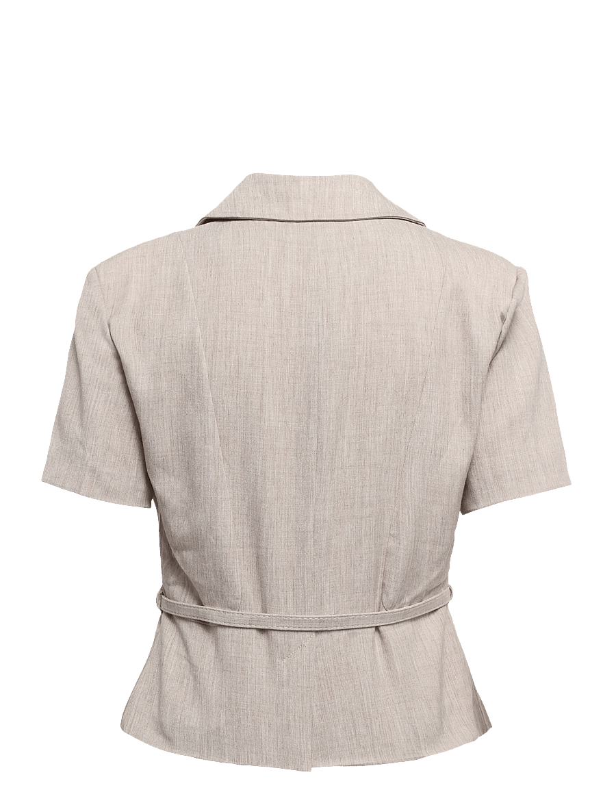 BYIC - AnnieIC Tee Blazer - blazer mit gürtel - beige - 2