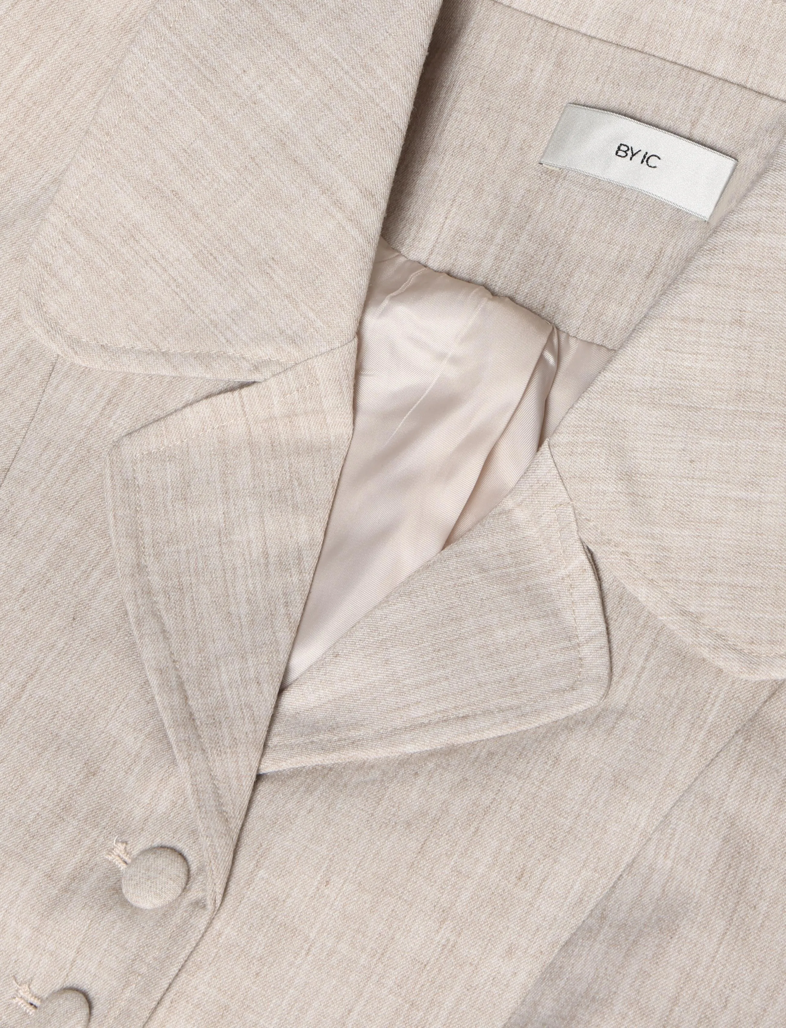BYIC - AnnieIC Tee Blazer - belted blazers - beige - 4