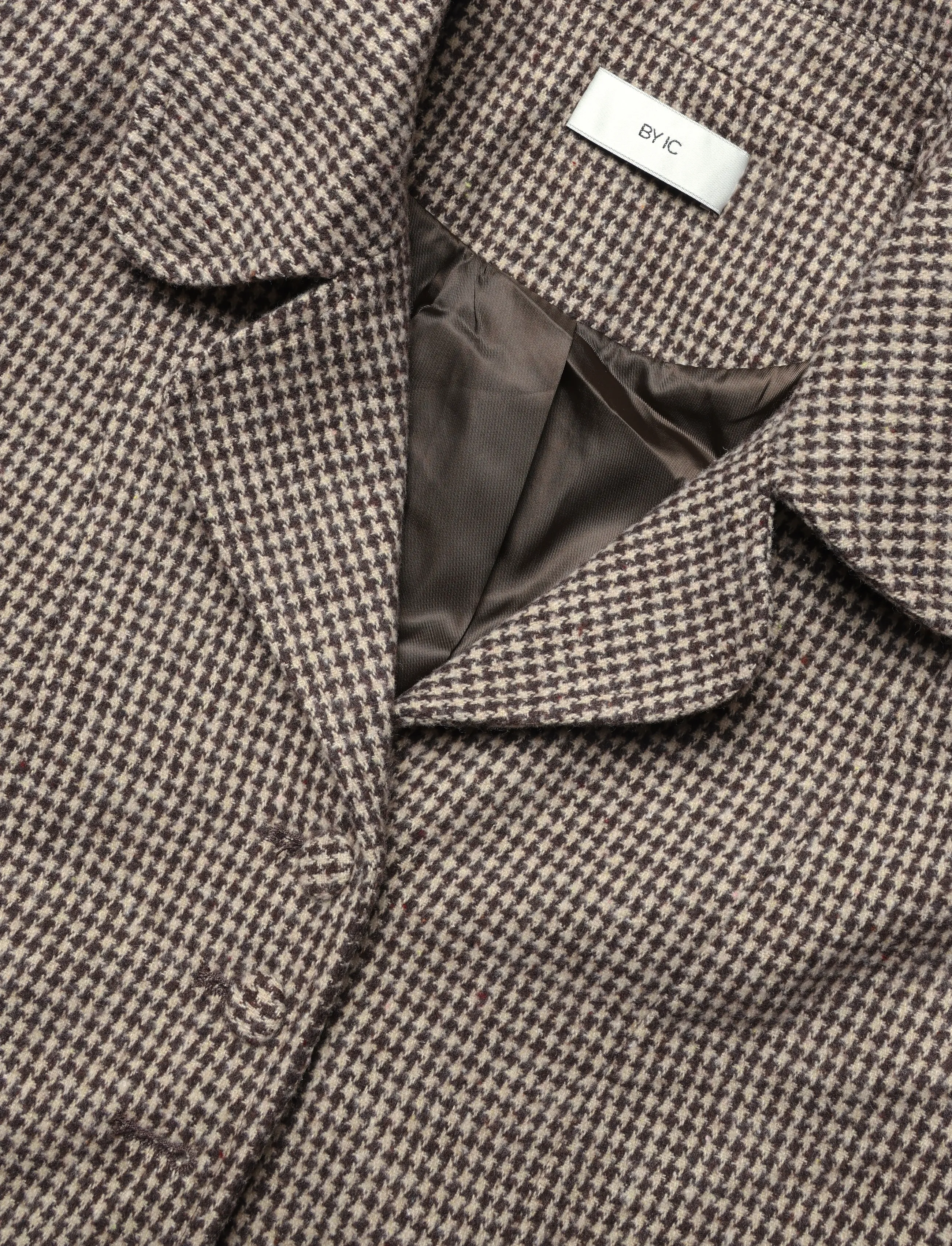 BYIC - AnnieIC Tee Blazer - blazere med bælte - brown checks - 2