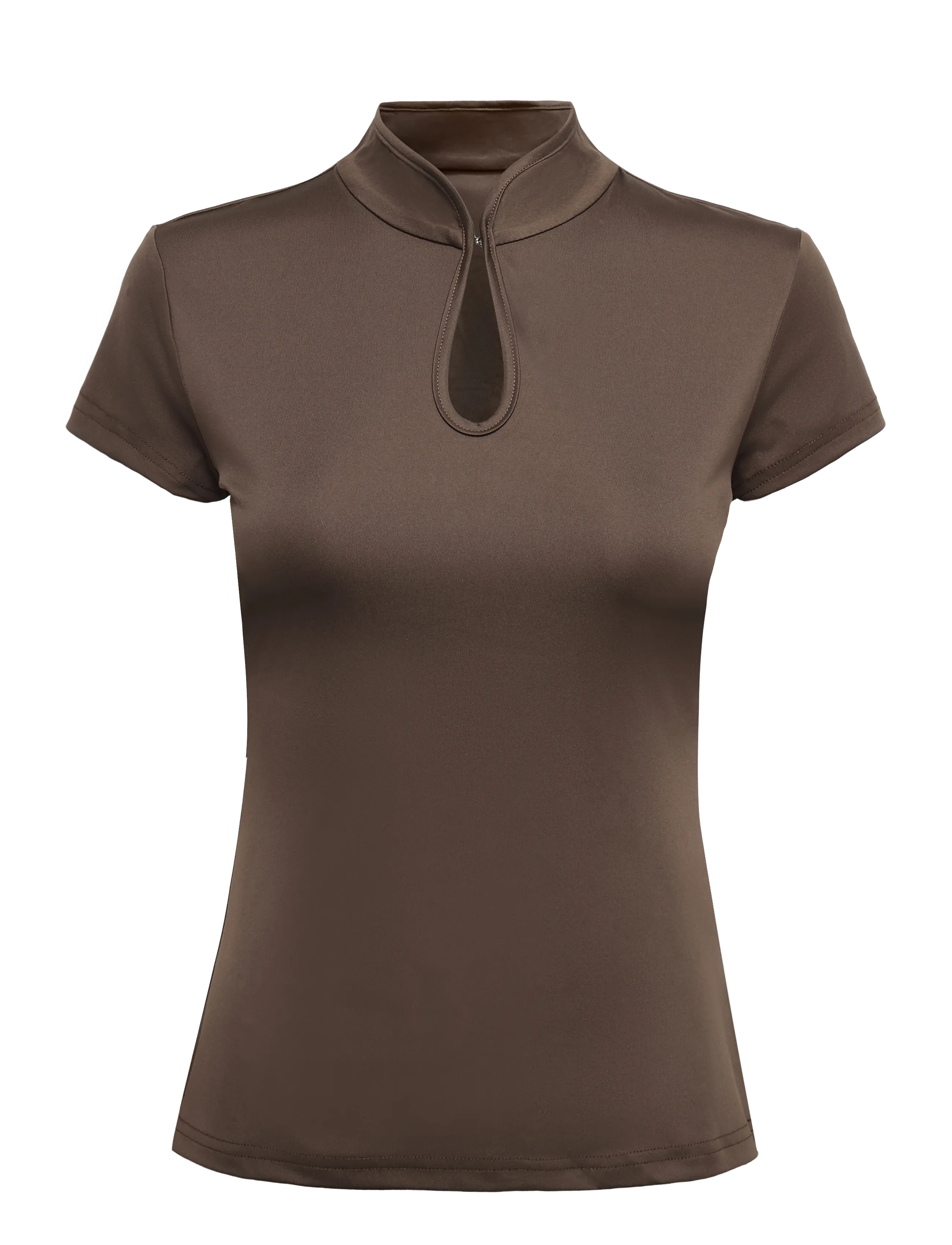 BYIC CleoIC Top - T-särgid ja topid - DARK BROWN / brown