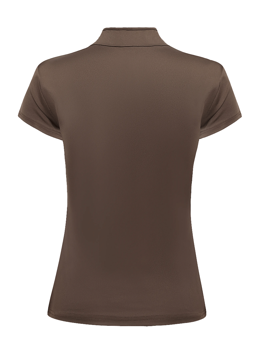 BYIC - CleoIC Top - t-shirts - dark brown - 2