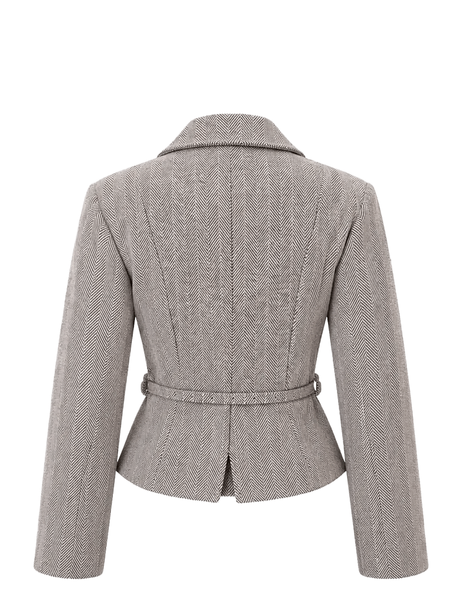 BYIC - AnnieIC Blazer - single breasted blazers - brown stripes - 2