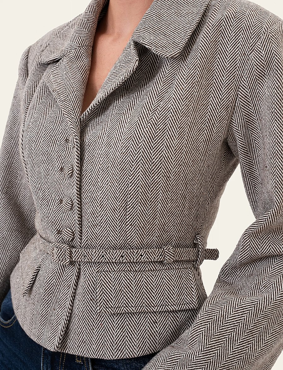 BYIC - AnnieIC Blazer - single breasted blazers - brown stripes - 3