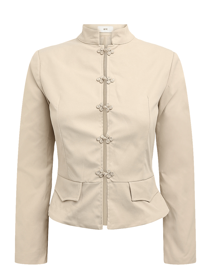 BYIC - TracyIC Blazer Shirt - Üherealised pintsakud - beige - 1