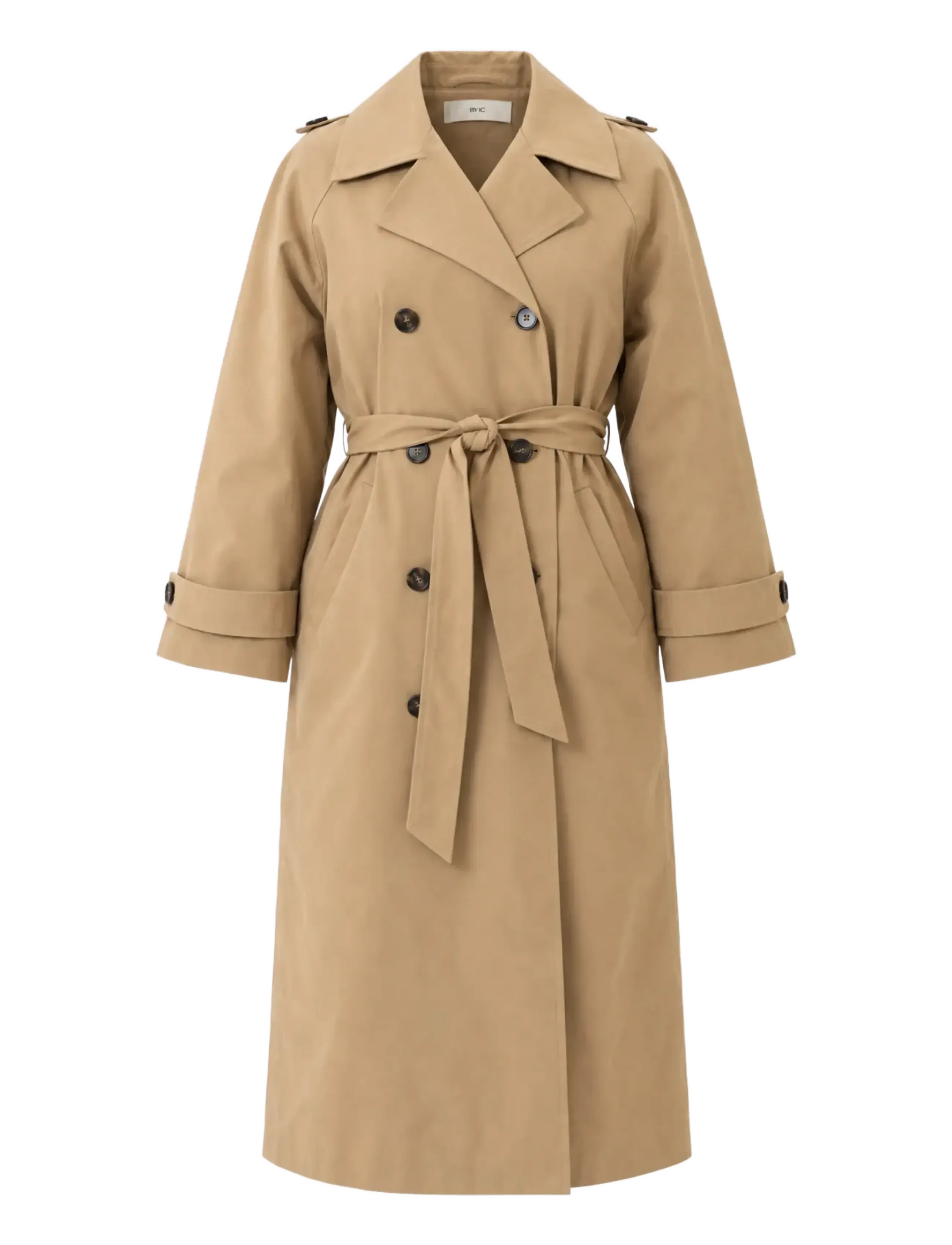 BYIC - EvieIC Trenchcoat - trenchcoats - camel - 1