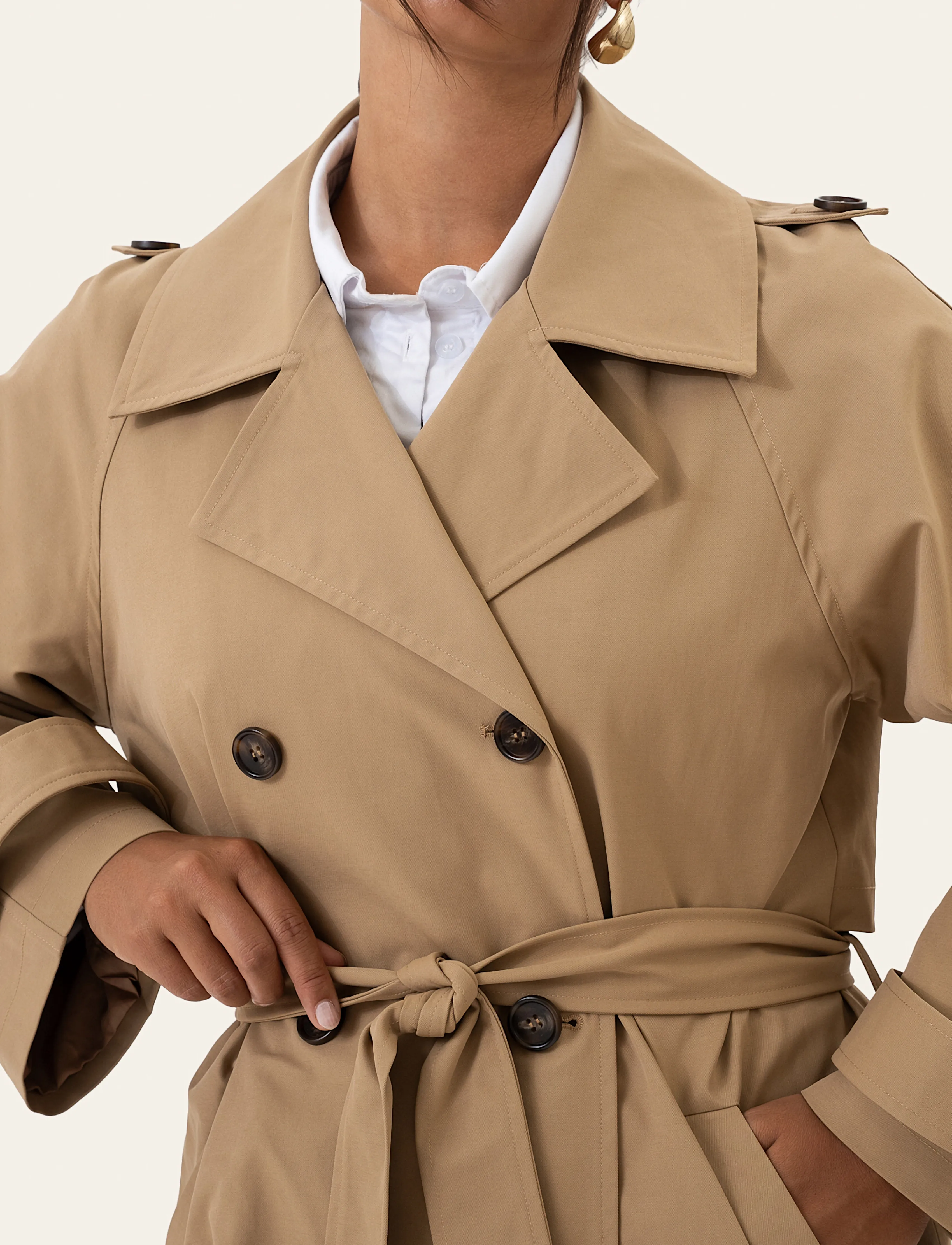 BYIC Evieic Trenchcoat kappor & rockar dam – bild 3