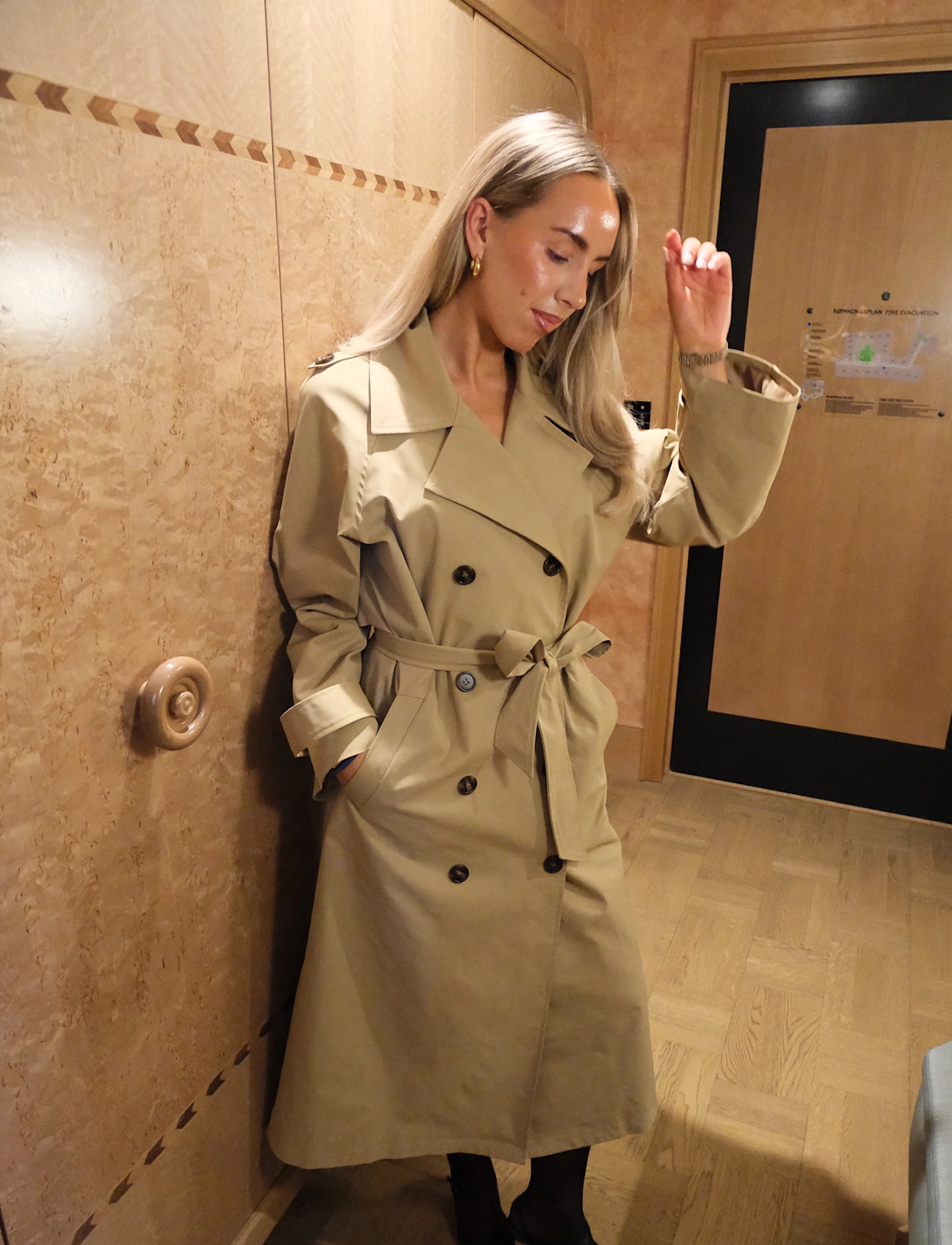 BYIC Evieic Trenchcoat kappor & rockar dam – bild 5