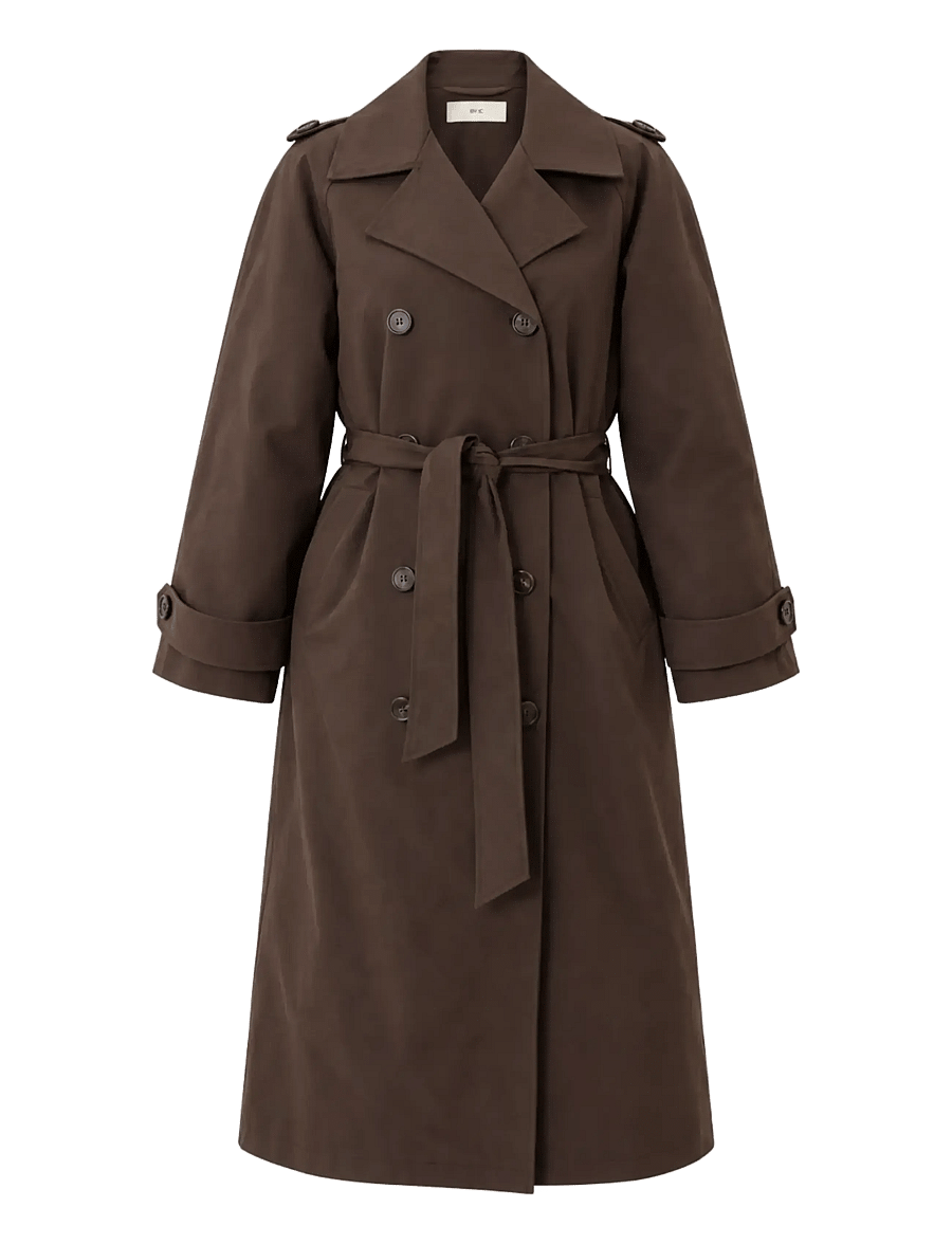 BYIC - EvieIC Trenchcoat - trenchcoats - chocolate brown - 1