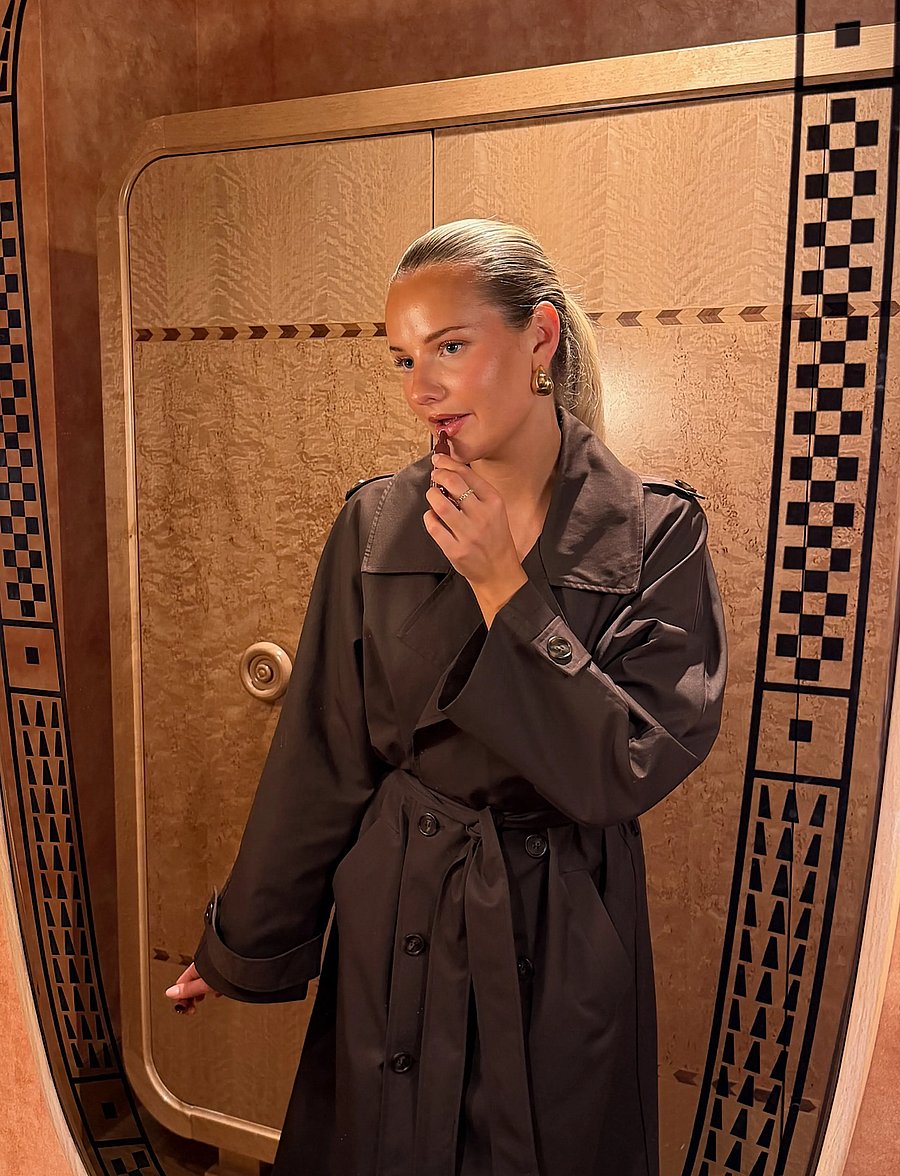 BYIC - EvieIC Trenchcoat - trenchcoats - chocolate brown - 0