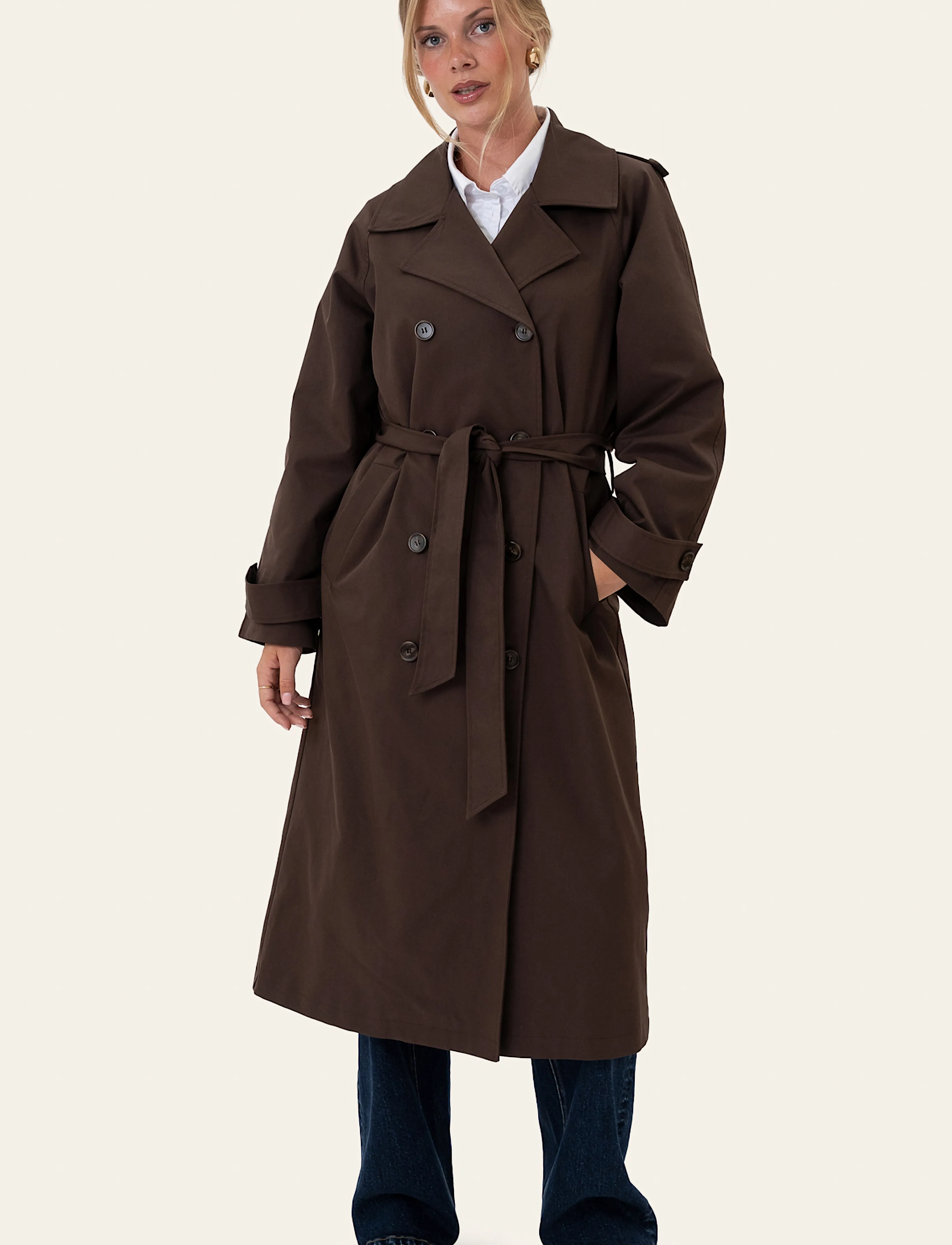 BYIC Evieic Trenchcoat kappor & rockar dam – bild 7