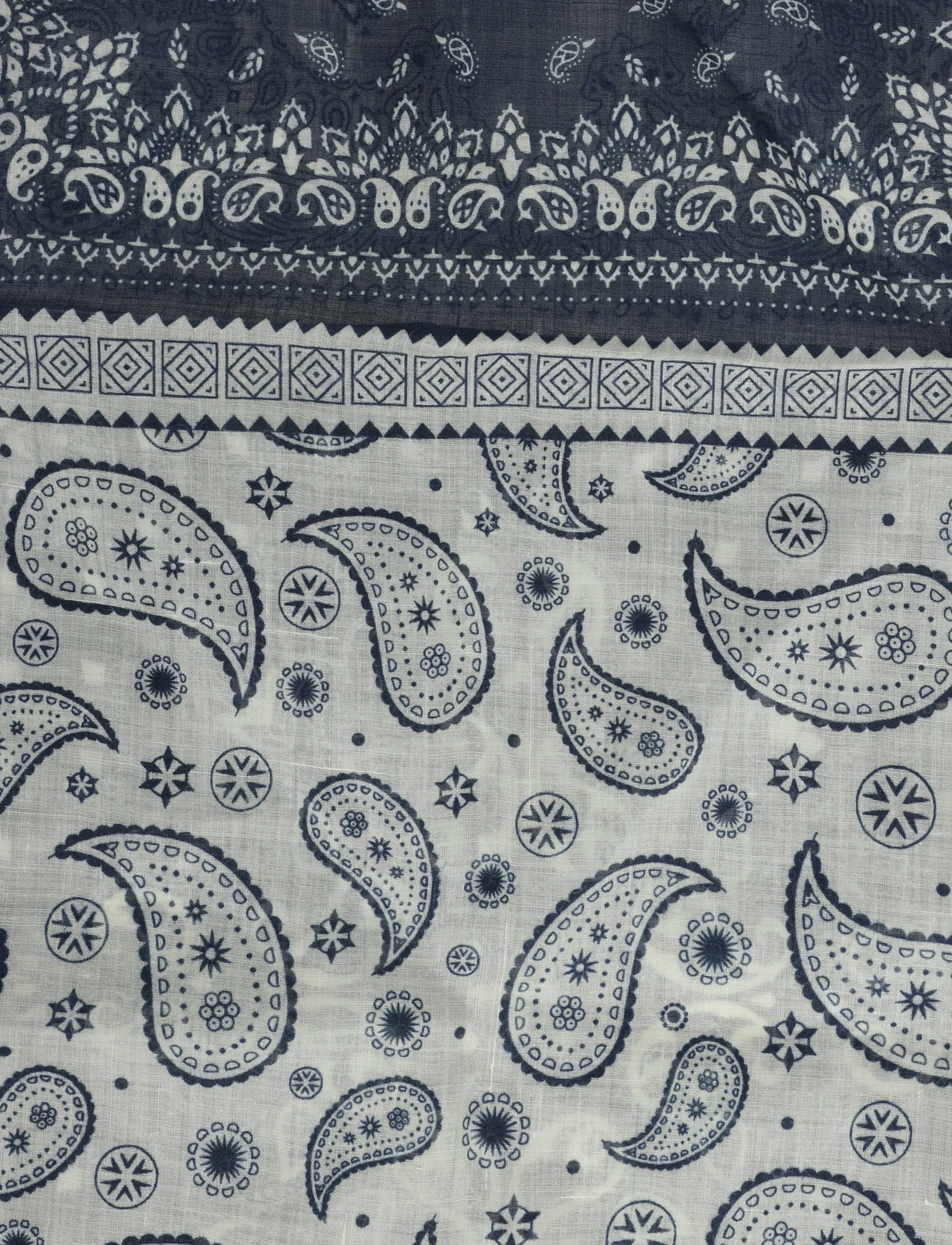 BYIC - CallyIC Scarf - kerged sallid - navy white paisley - 5