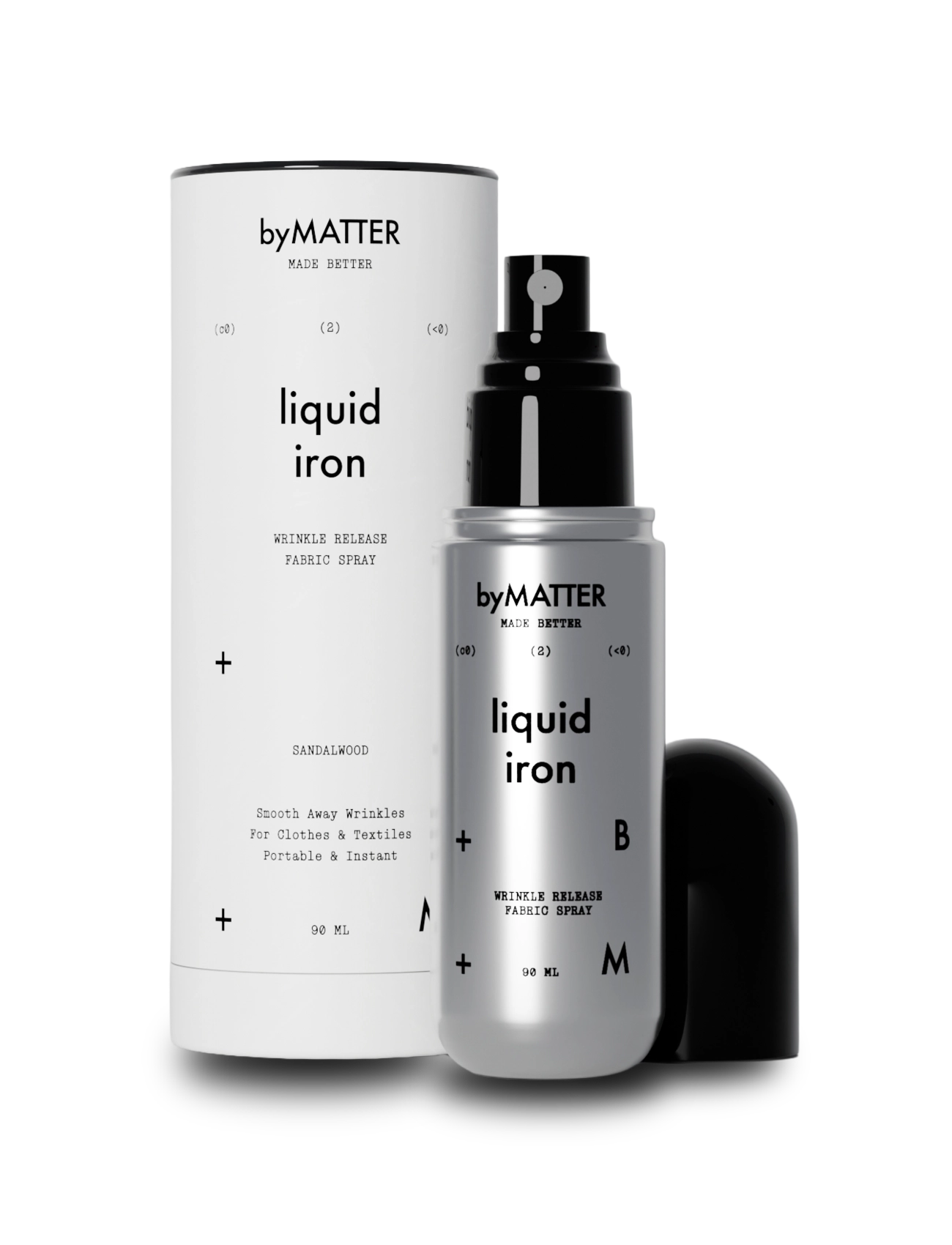byMATTER Liquid Iron Wrinkle Release Spray,,,Silber Gr.90 ML