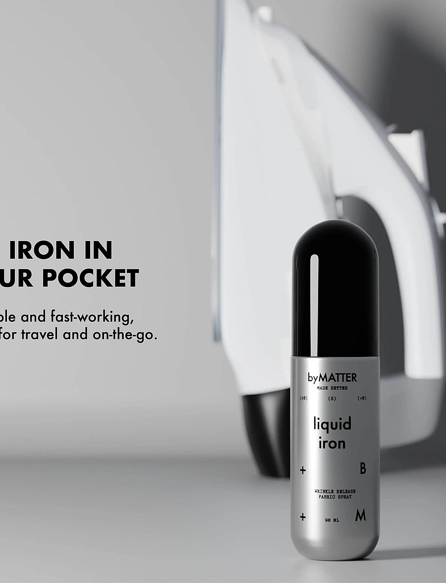 byMATTER - Liquid Iron Wrinkle Release Spray - wäsche - metallic - 5