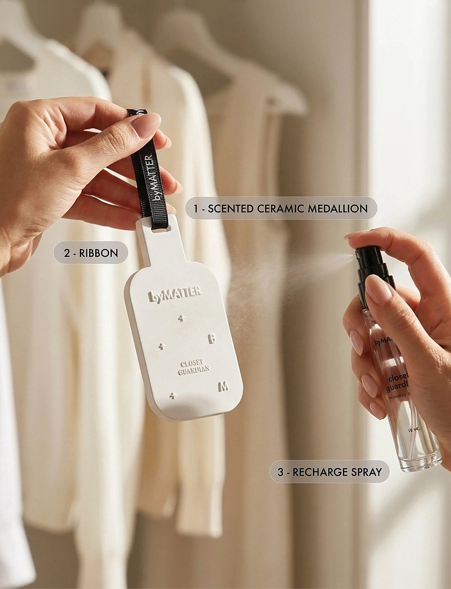byMATTER - Closet Guardian Closet Freshener - produkter til tøjvask - white - 4
