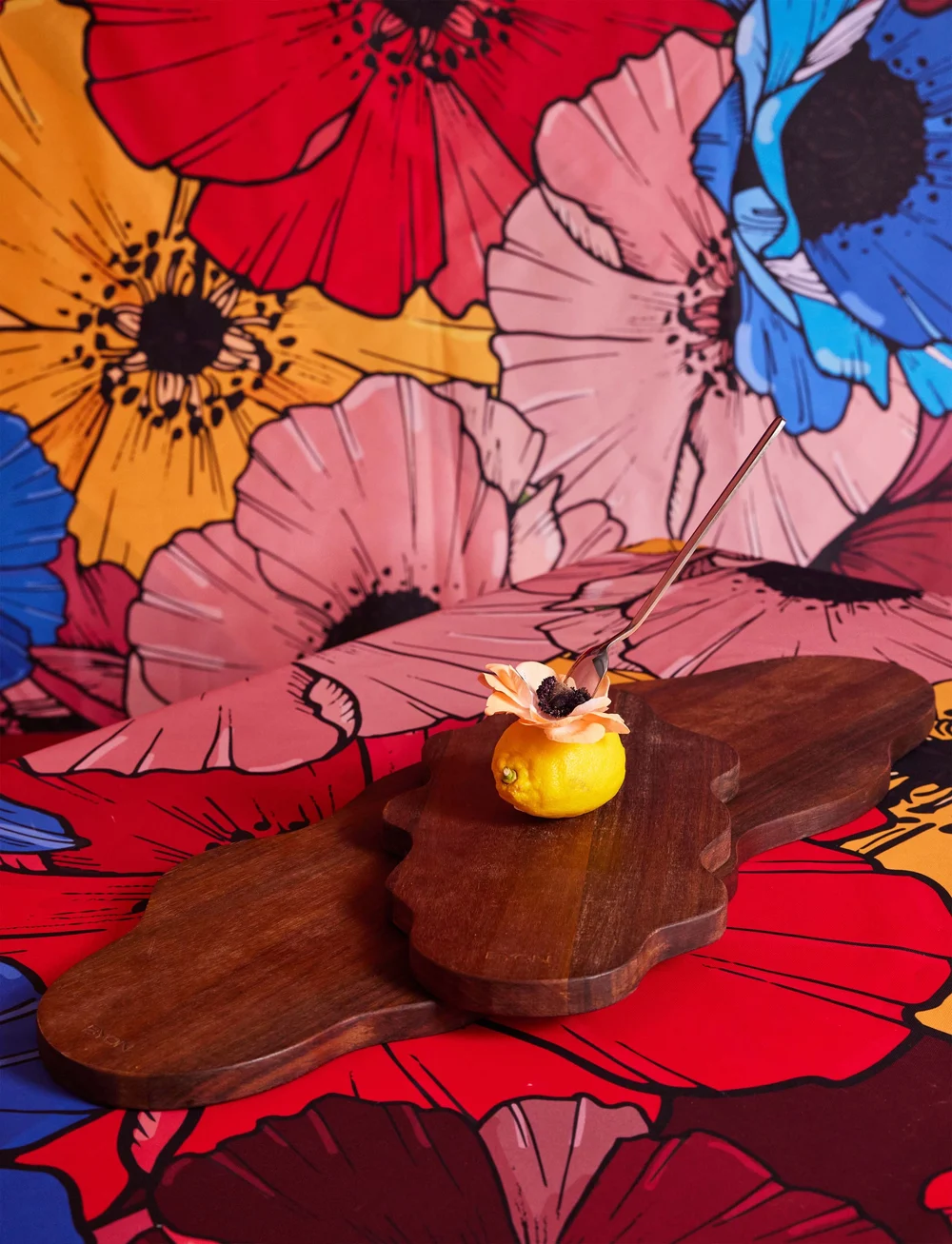 Byon - Cutting board Flowy S - trends - dark brown - 2