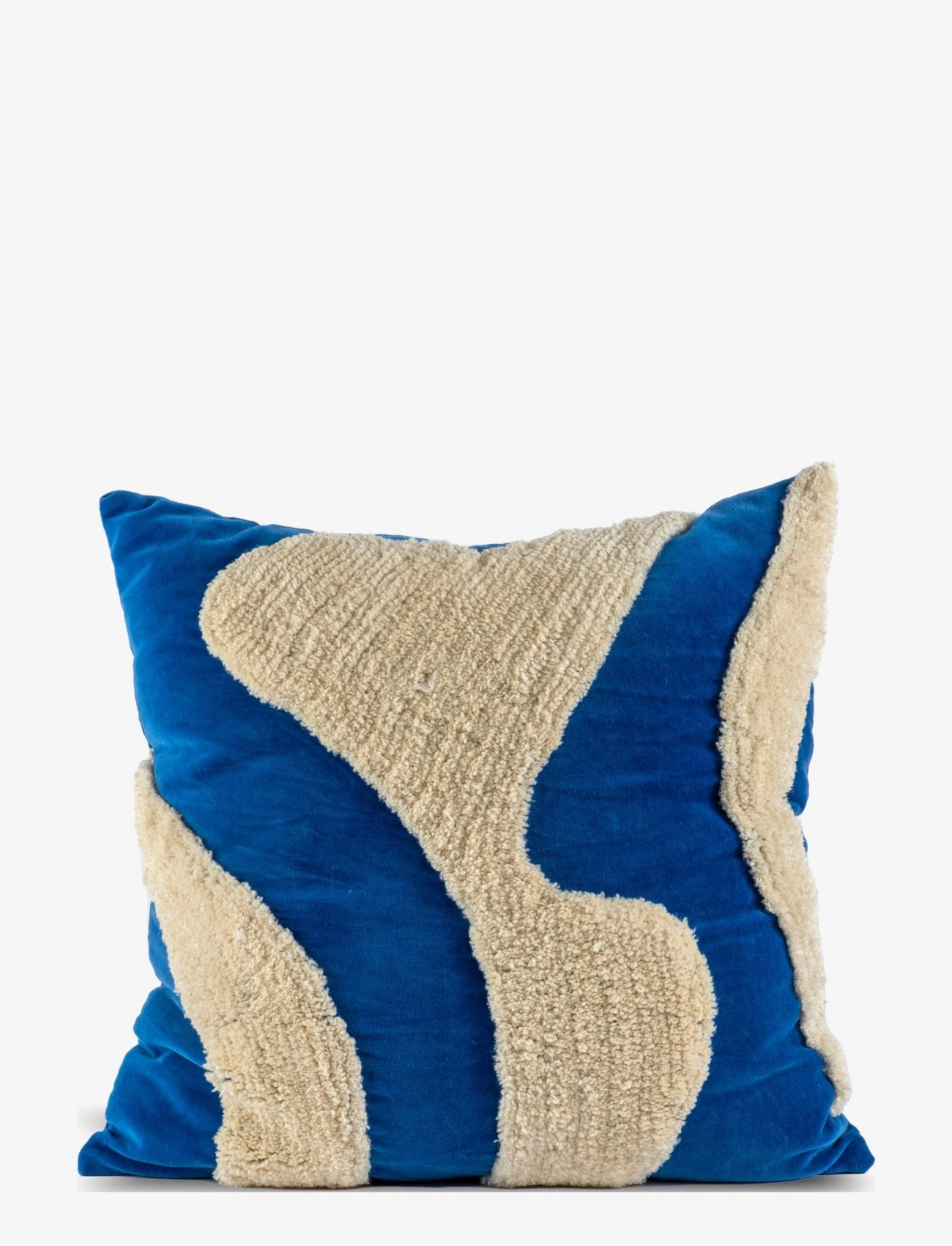 Byon Pillow Fluffy, Pudder, Blå, Str: 50X50CM