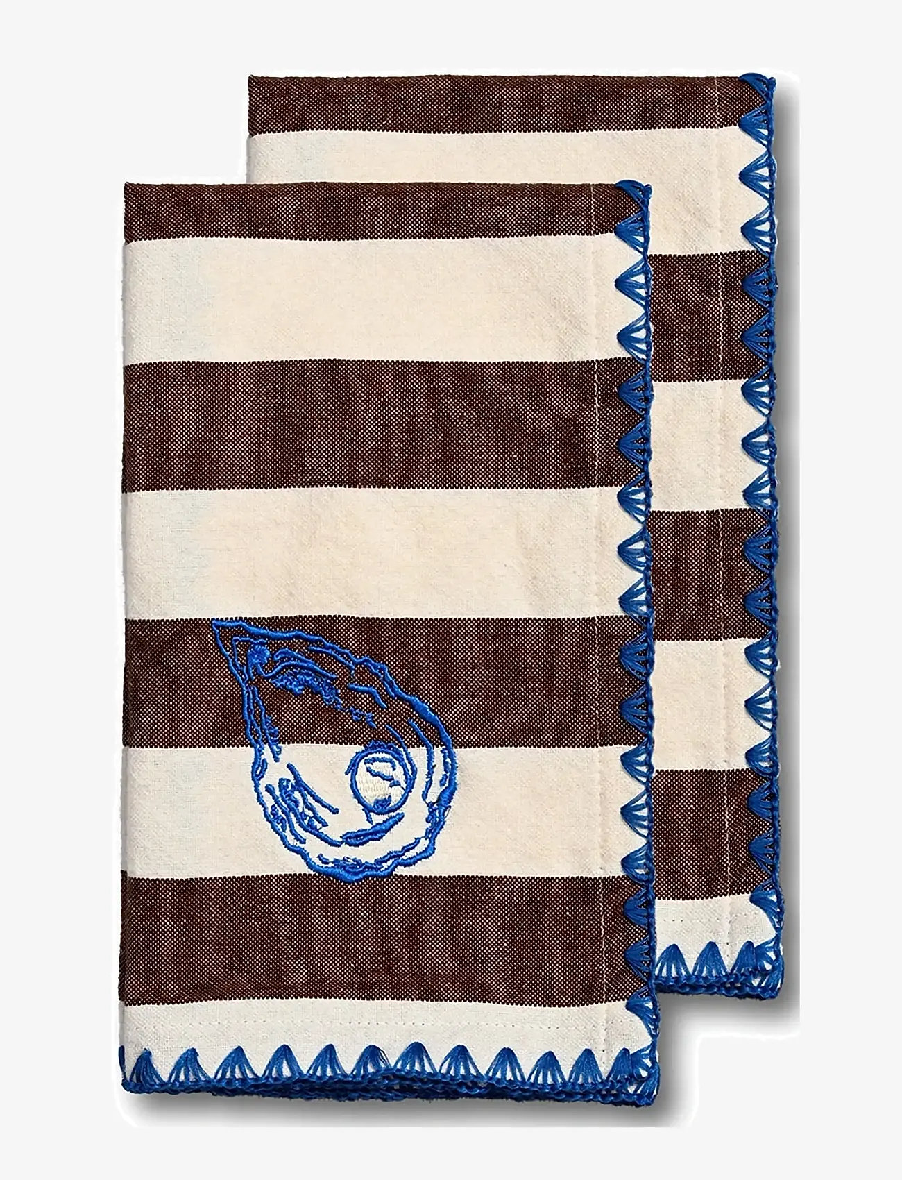 Byon - Servett Bubba oyster, 2-pack - tygservetter - brown - 0