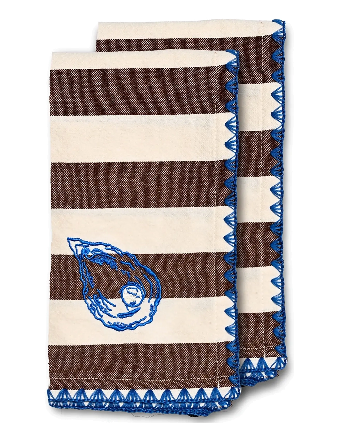 Byon Kitchen towel Bubba oyster 2pcs/set - Küchenhandtücher - BROWN / multi