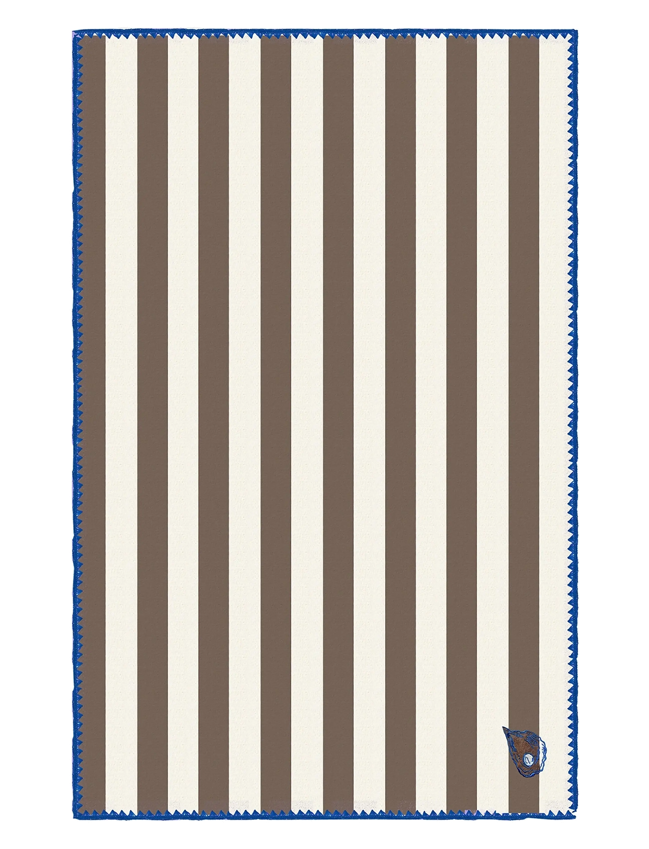 Byon Table cloth Bubba oyster - Textíll - BROWN / multi