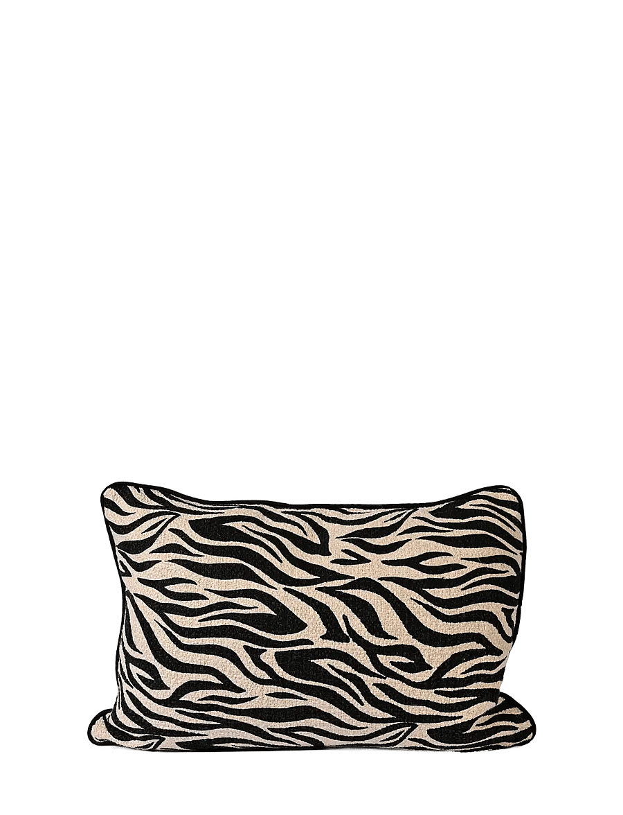 Byon - Pillow Anima zebra L - kissen - black - 1