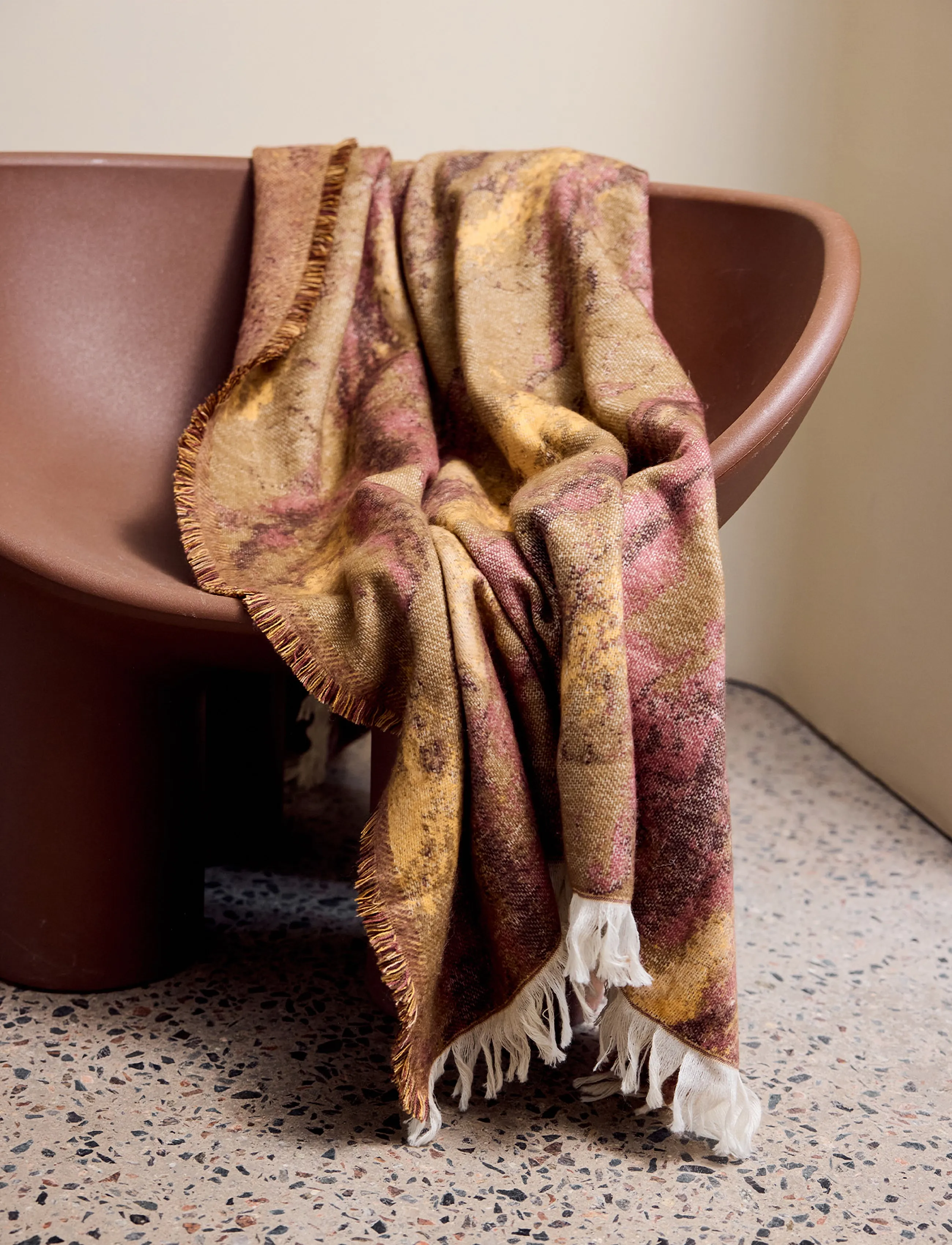 Byon - Throw Mavi - decken - brown/beige/bordeaux - 0