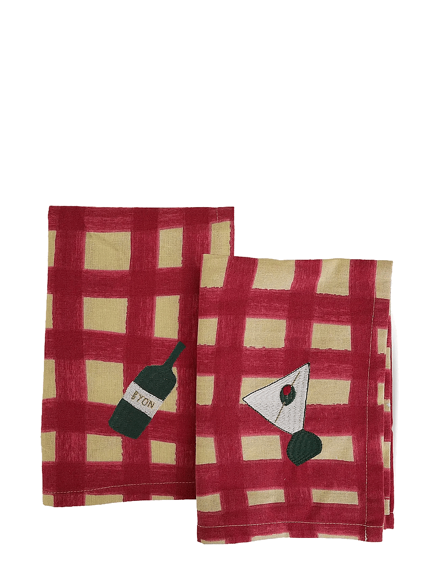 Byon - Napkin Sera 2pcs/set - red - 1