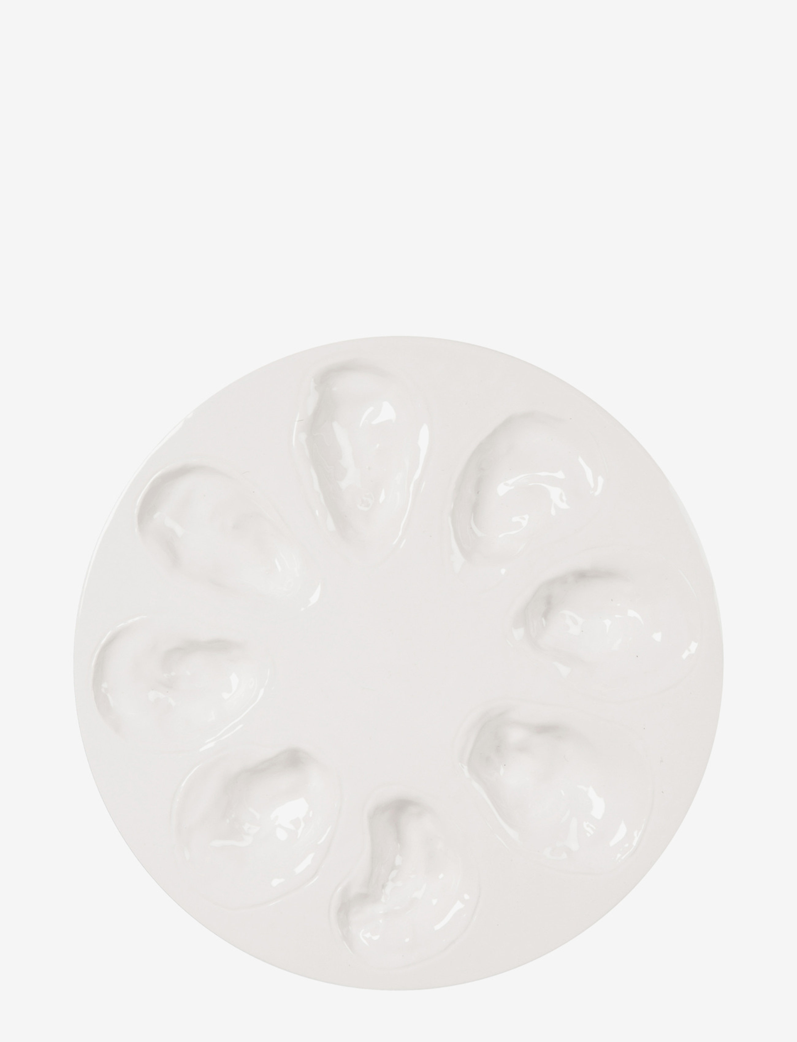 Byon Serving Plate Oyster, Serveringsfad, Hvid, Str: Ø 27 CM