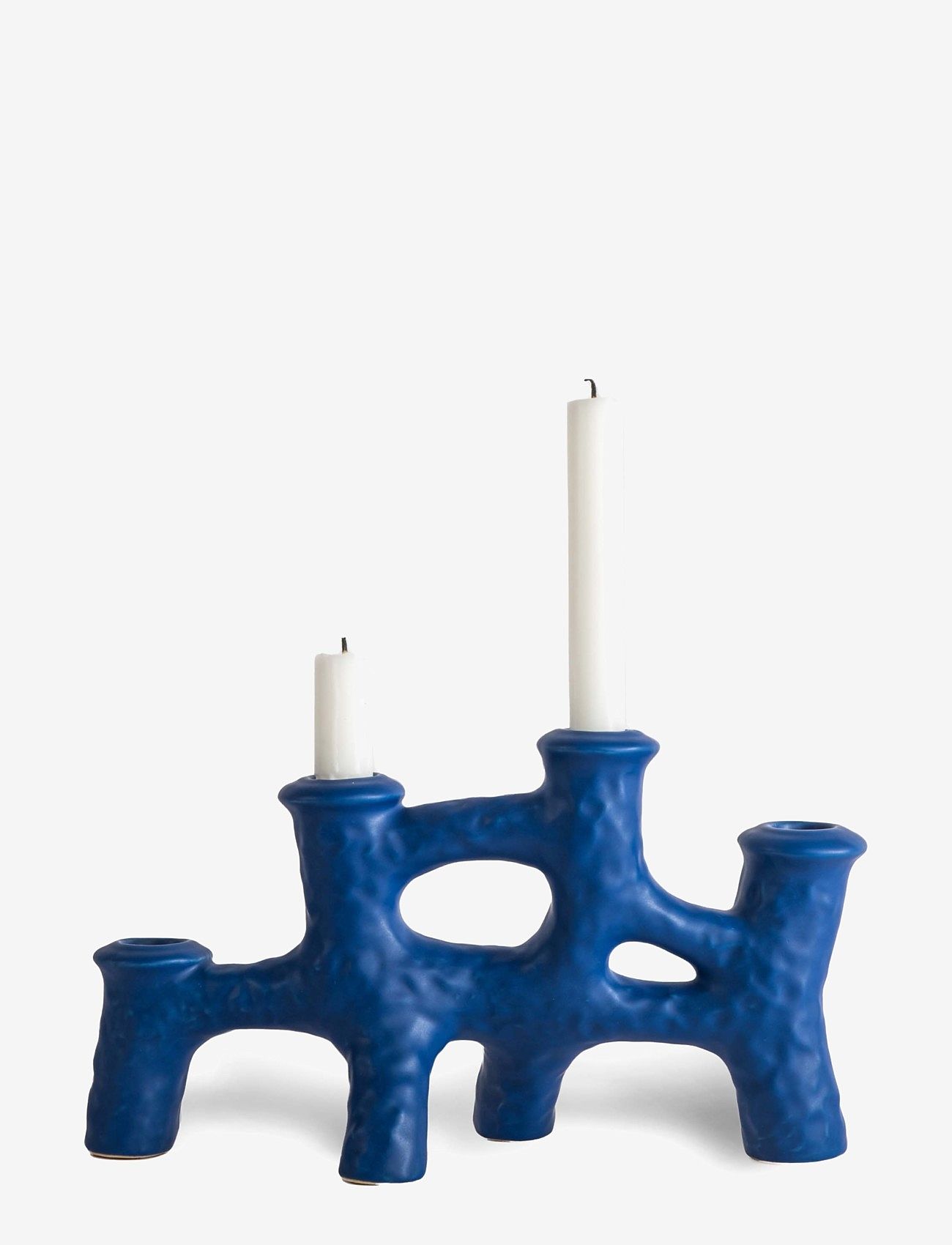 Byon - Candle holder Luca - kynttilänjalat - blue - 0